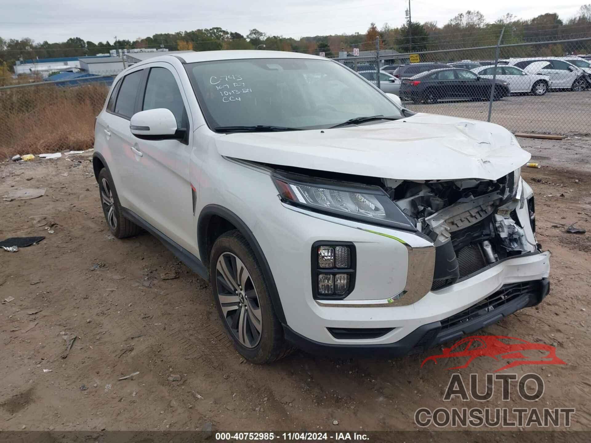 MITSUBISHI OUTLANDER SPORT 2021 - JA4APVAU1MU030499