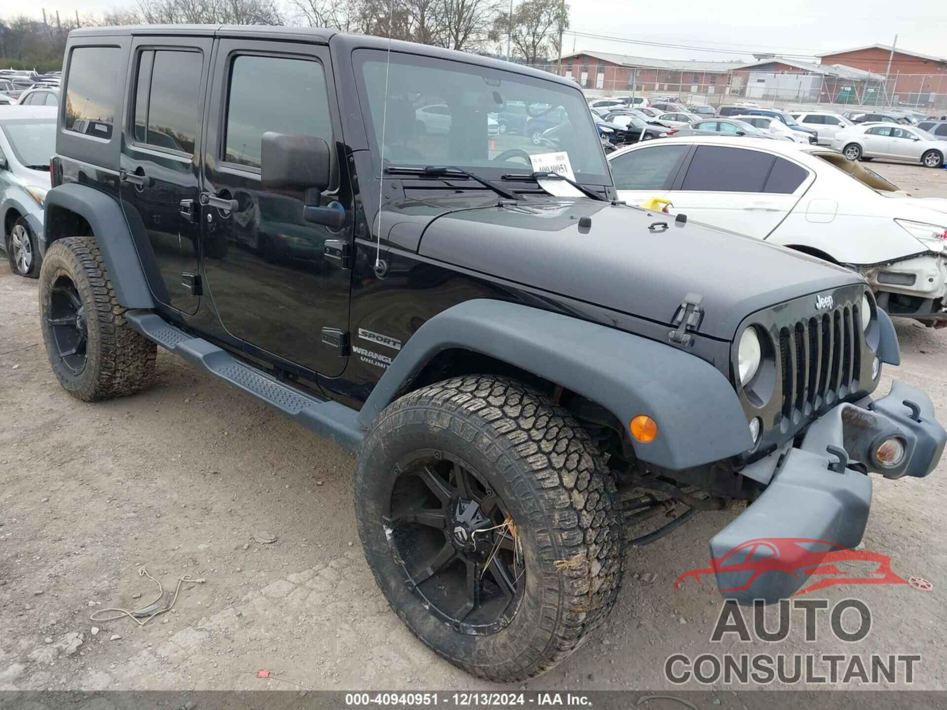JEEP WRANGLER UNLIMITED 2014 - 1C4HJWDG2EL176922