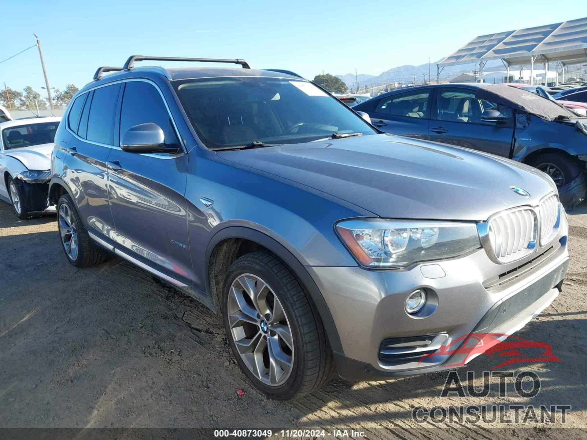 BMW X3 2016 - 5UXWX9C52G0D93674