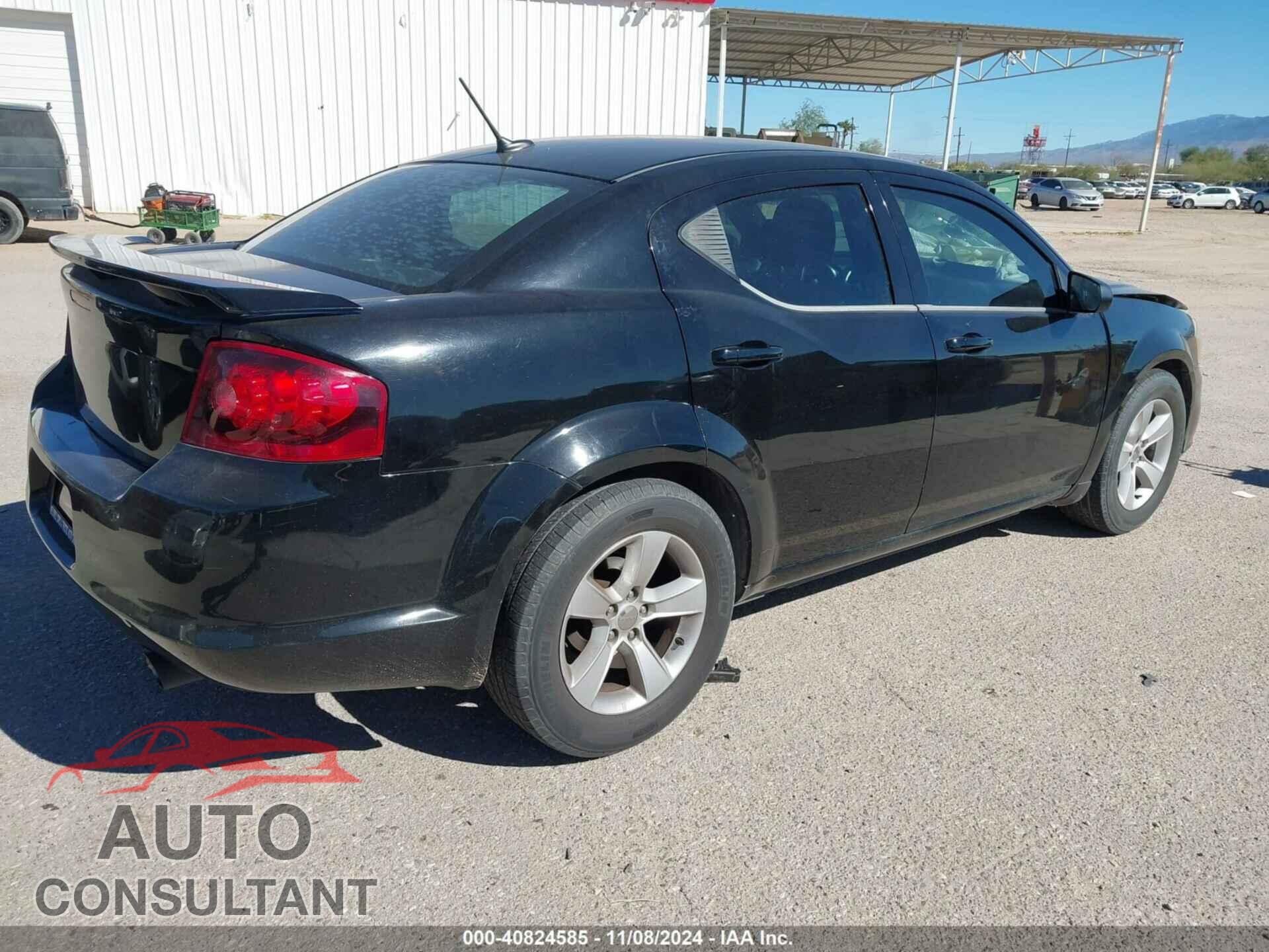 DODGE AVENGER 2013 - 1C3CDZAB3DN688451