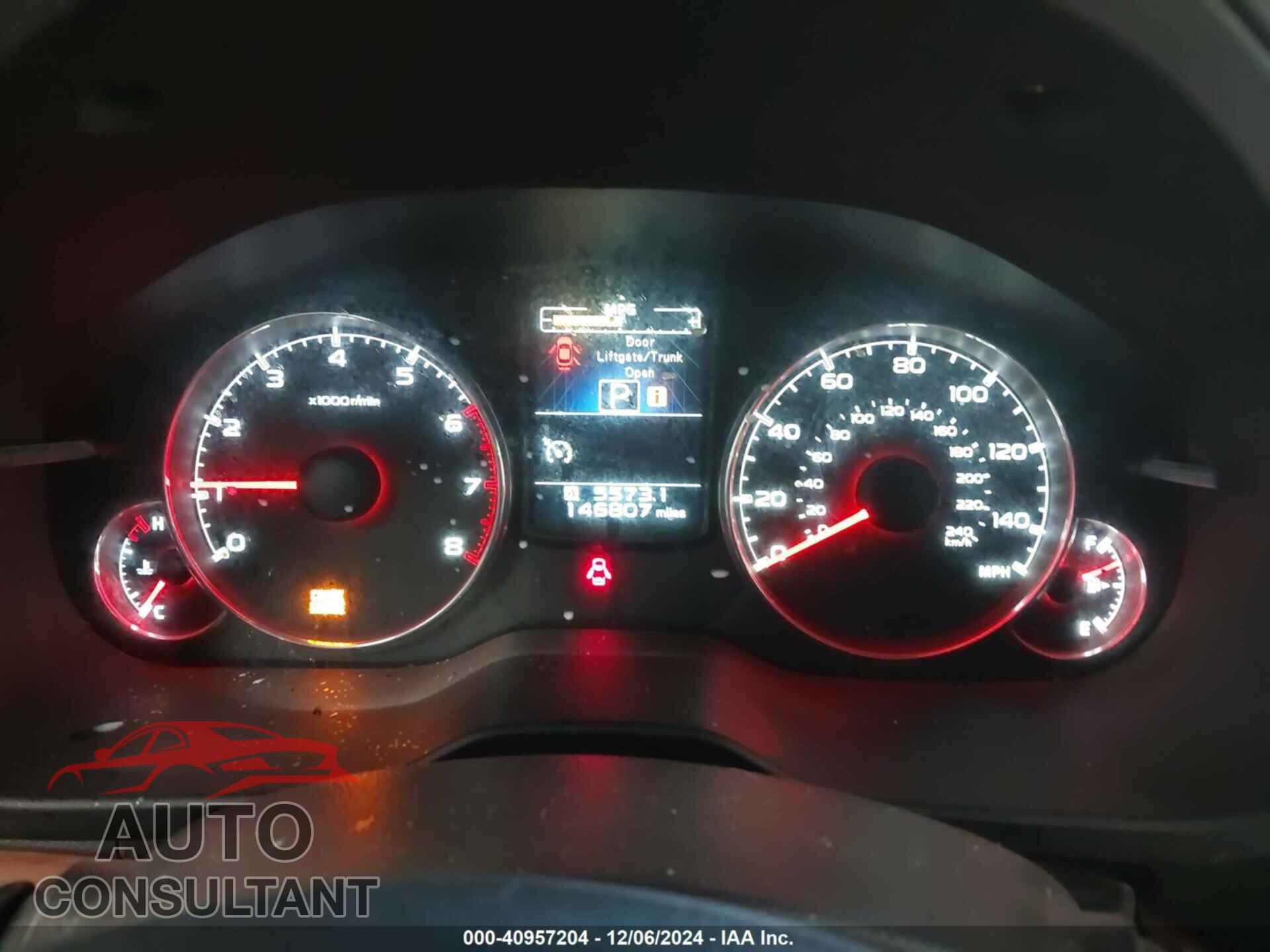 SUBARU OUTBACK 2014 - 4S4BRBMC1E3258706