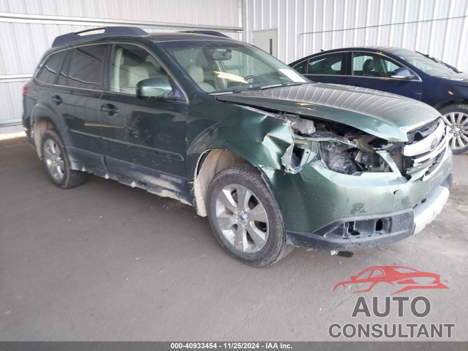 SUBARU OUTBACK 2012 - 4S4BRDJC1C2291871