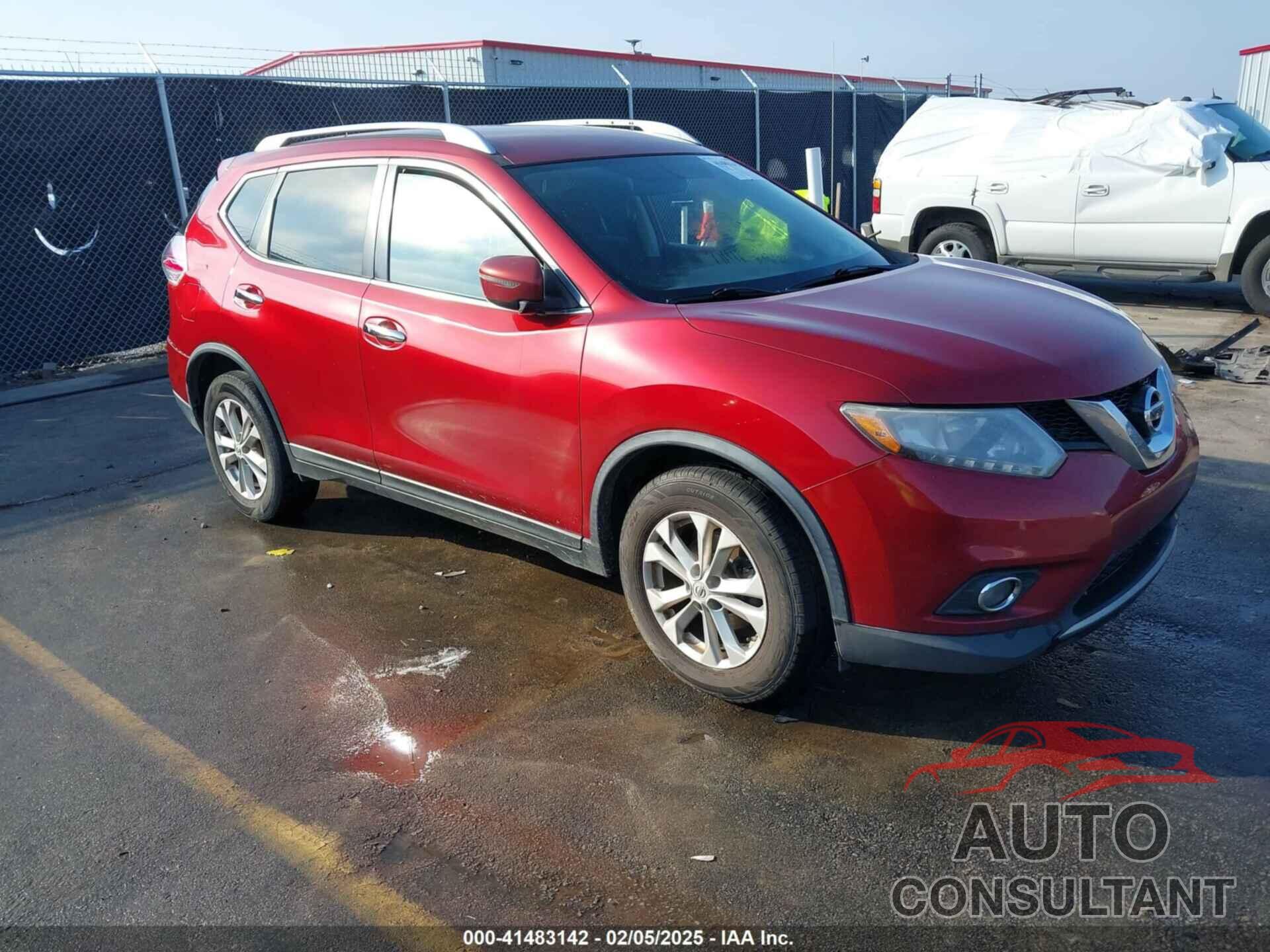 NISSAN ROGUE 2016 - KNMAT2MTXGP605253
