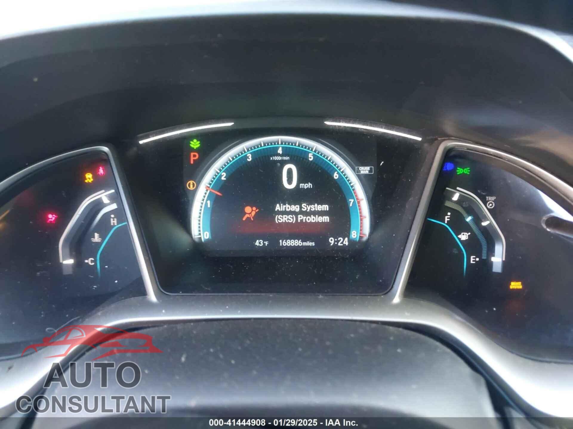 HONDA CIVIC 2017 - 19XFC2F74HE082111
