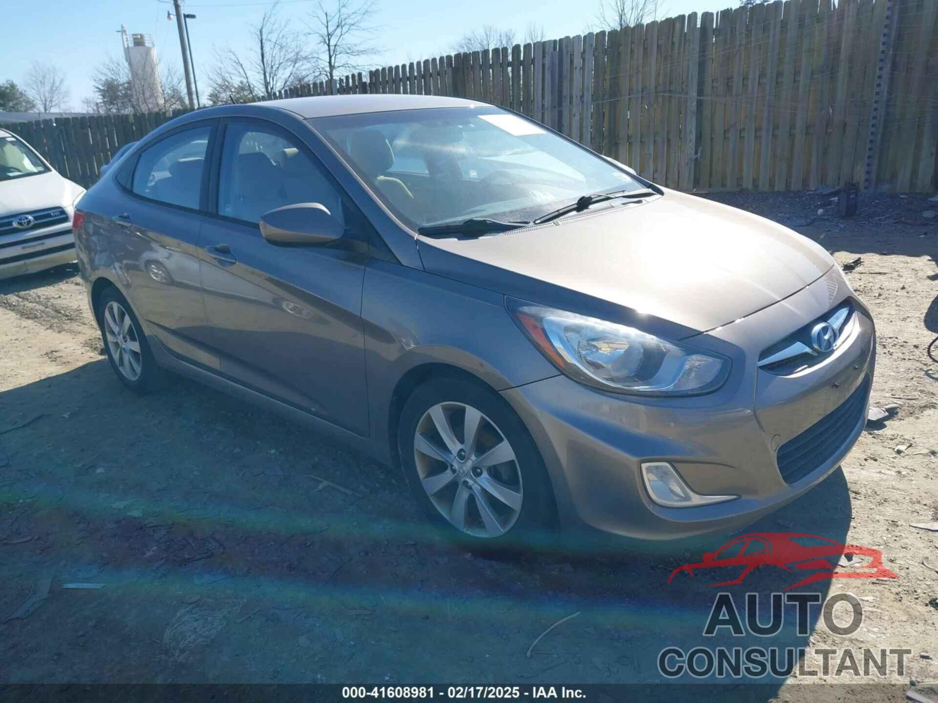 HYUNDAI ACCENT 2013 - KMHCU4AE2DU569669