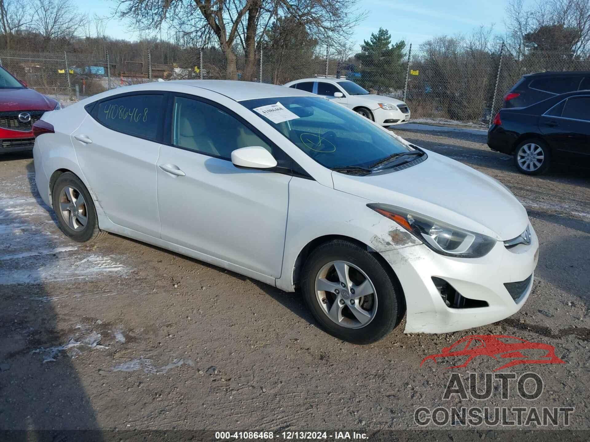 HYUNDAI ELANTRA 2015 - 5NPDH4AE3FH629923