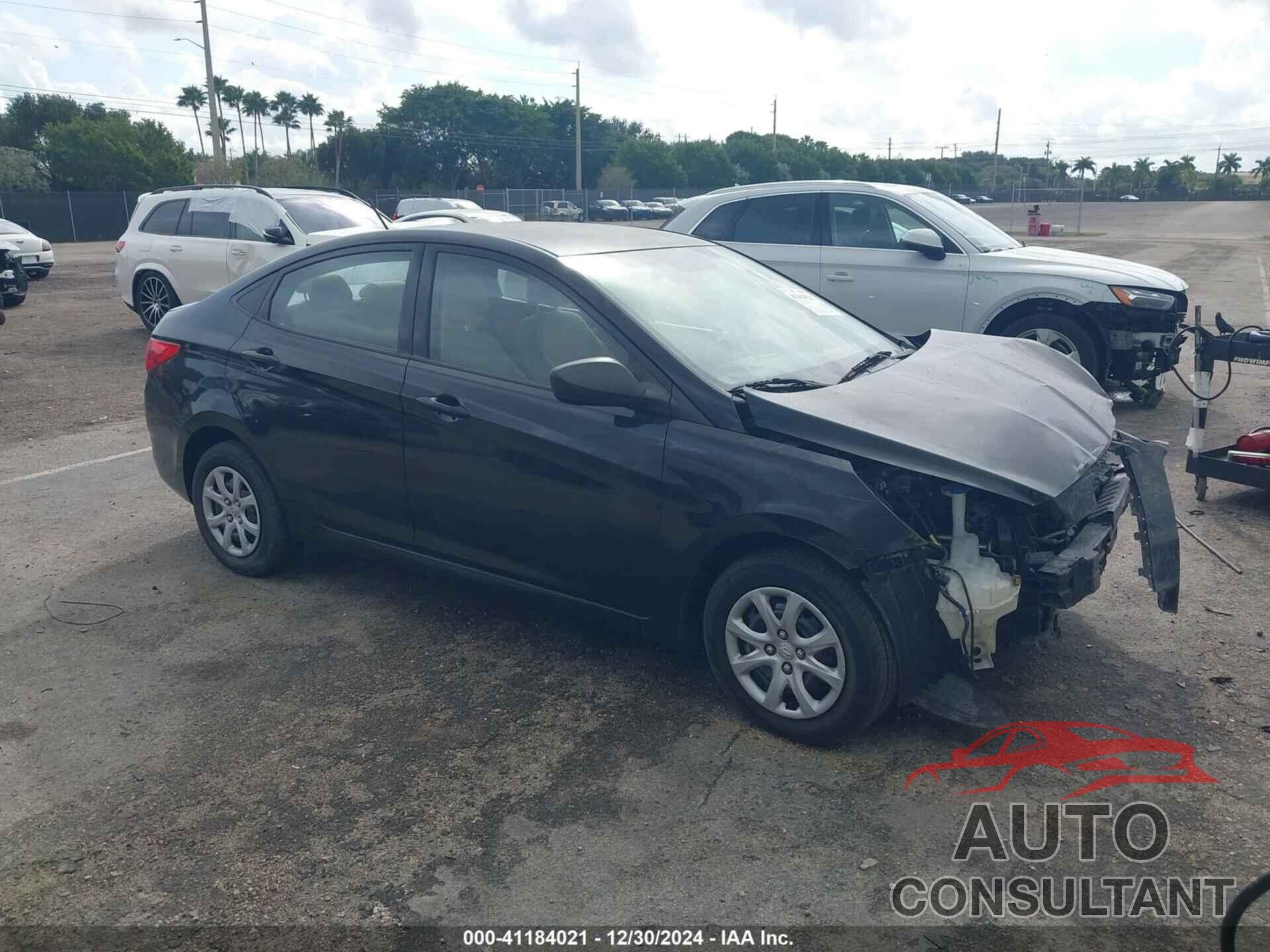 HYUNDAI ACCENT 2012 - KMHCT4AE8CU039143