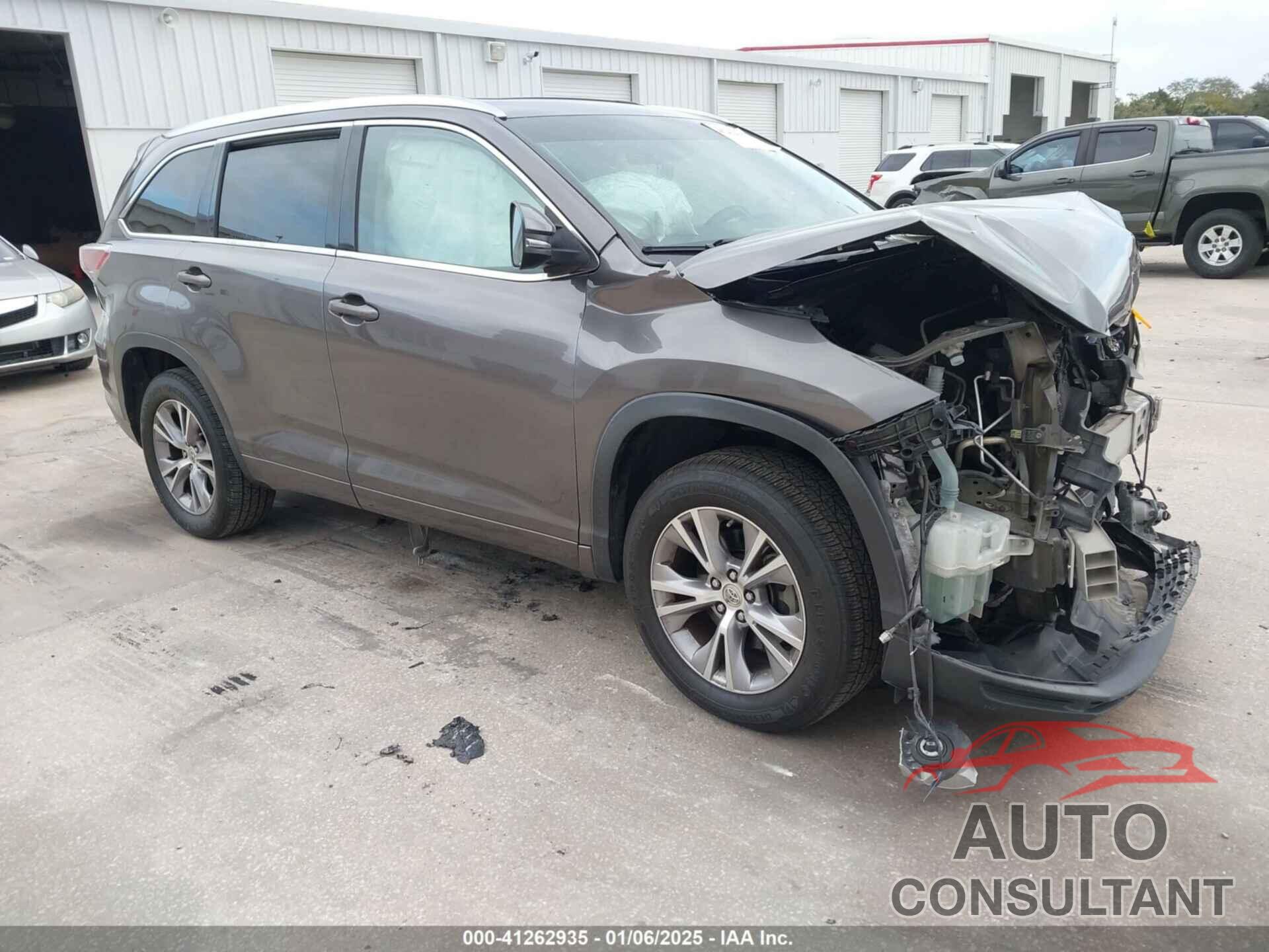 TOYOTA HIGHLANDER 2015 - 5TDKKRFH0FS061732