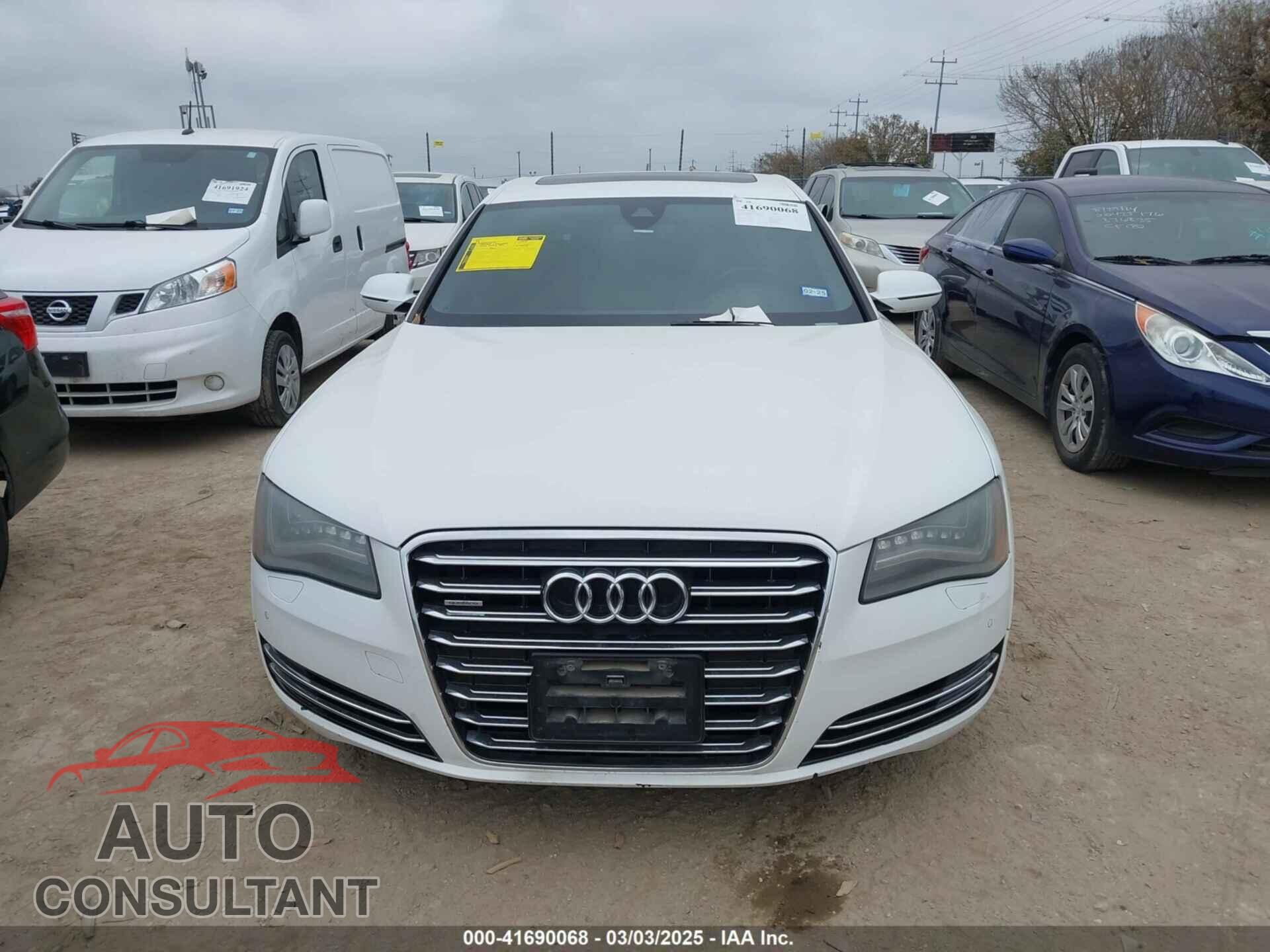 AUDI A8 L 2013 - WAURGAFD4DN020843