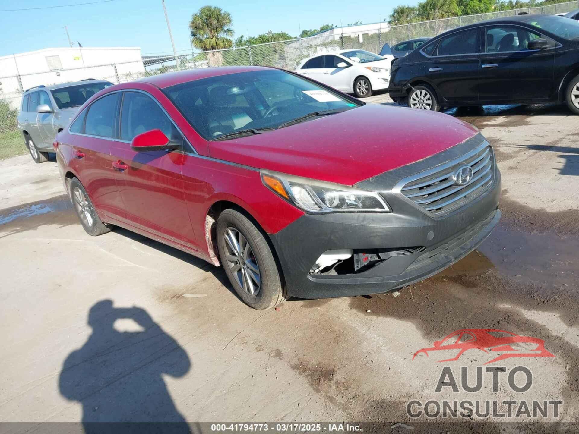 HYUNDAI SONATA 2017 - 5NPE24AF6HH488749