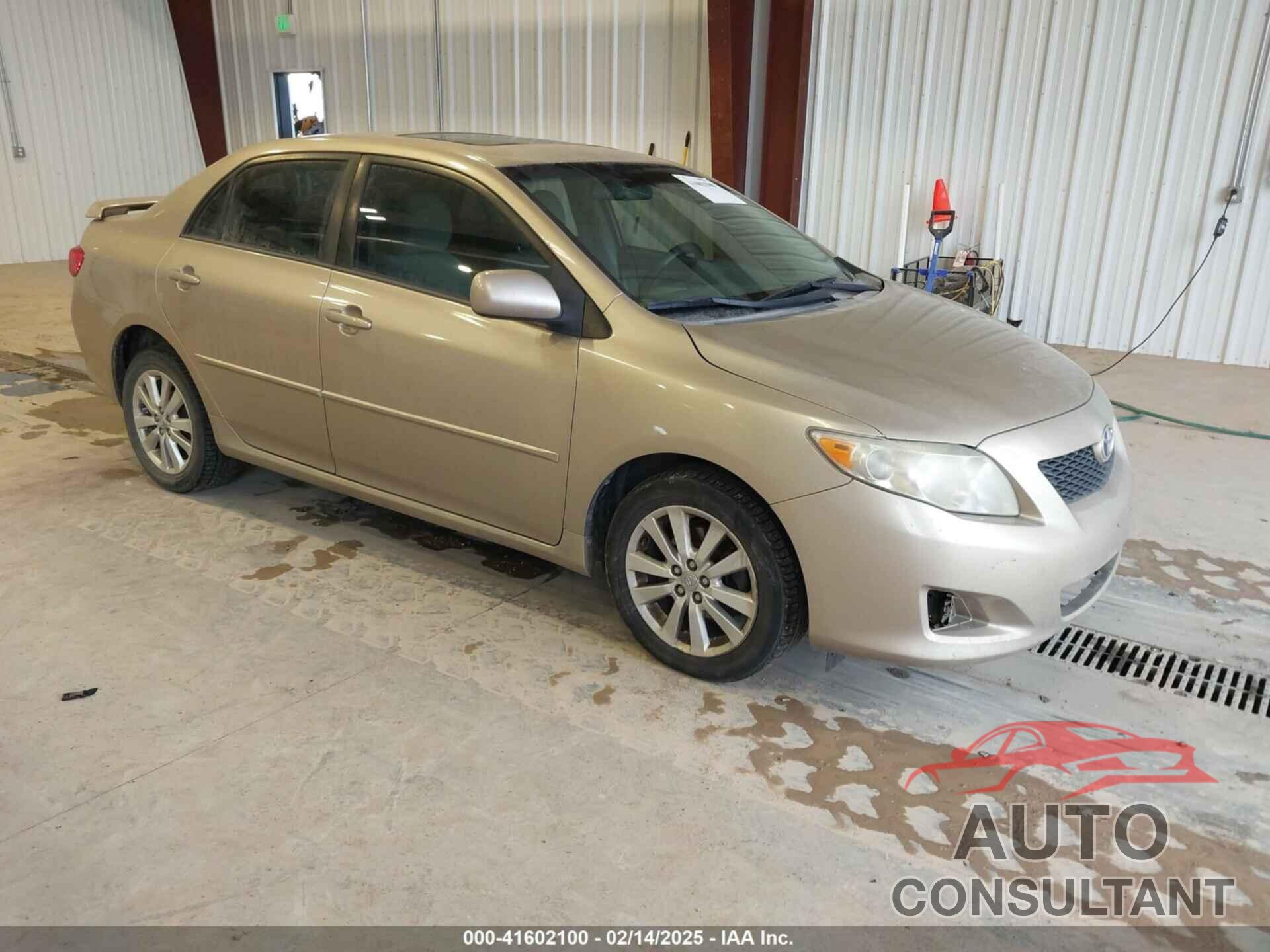 TOYOTA COROLLA 2009 - 1NXBU40E09Z074553