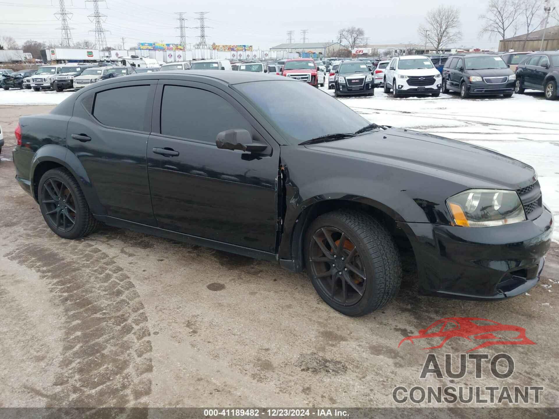 DODGE AVENGER 2013 - 1C3CDZAB2DN631979