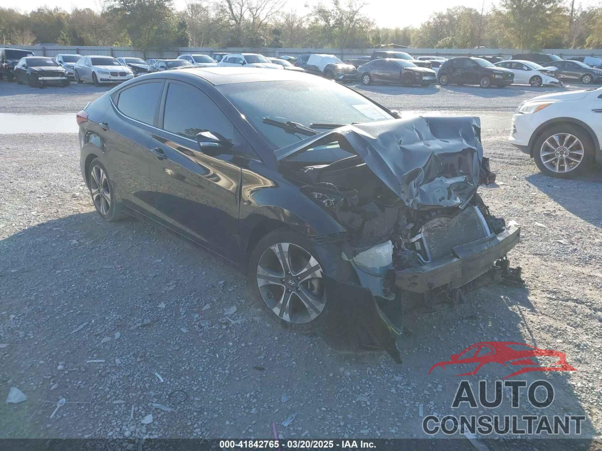 HYUNDAI ELANTRA 2015 - KMHDH4AH6FU229608