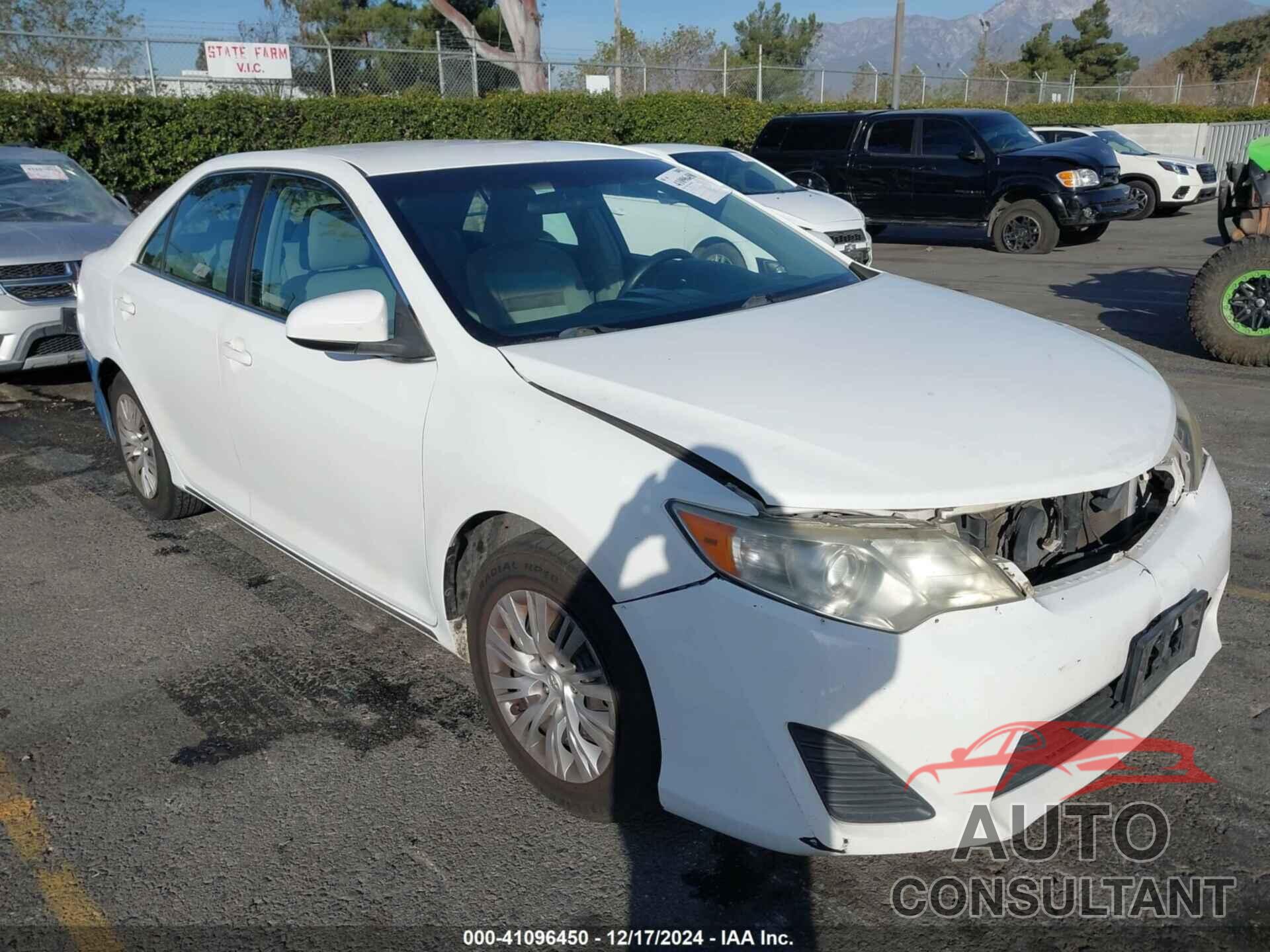 TOYOTA CAMRY 2012 - 4T4BF1FK8CR265298
