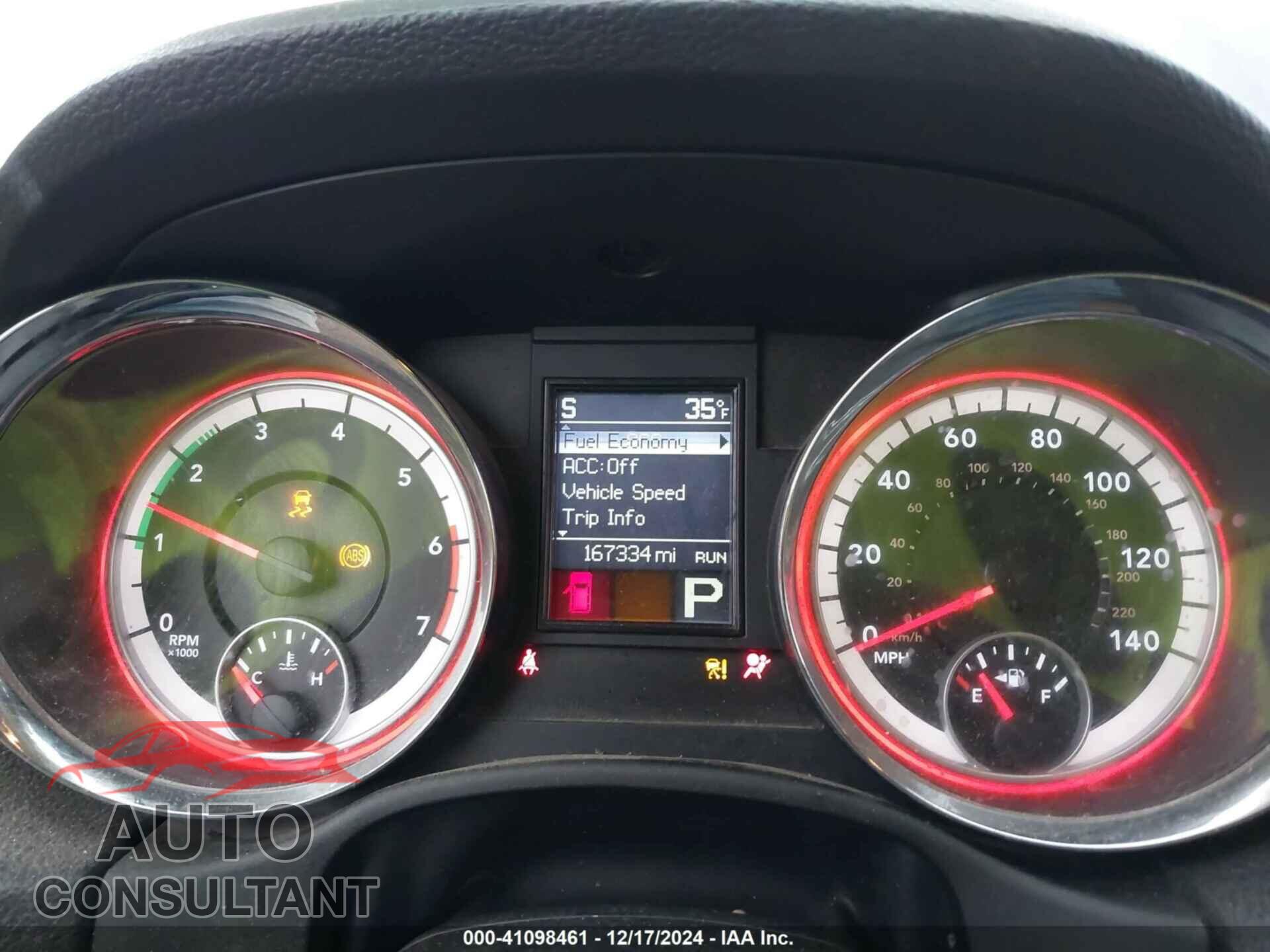 DODGE DURANGO 2012 - 1C4SDJETXCC211490
