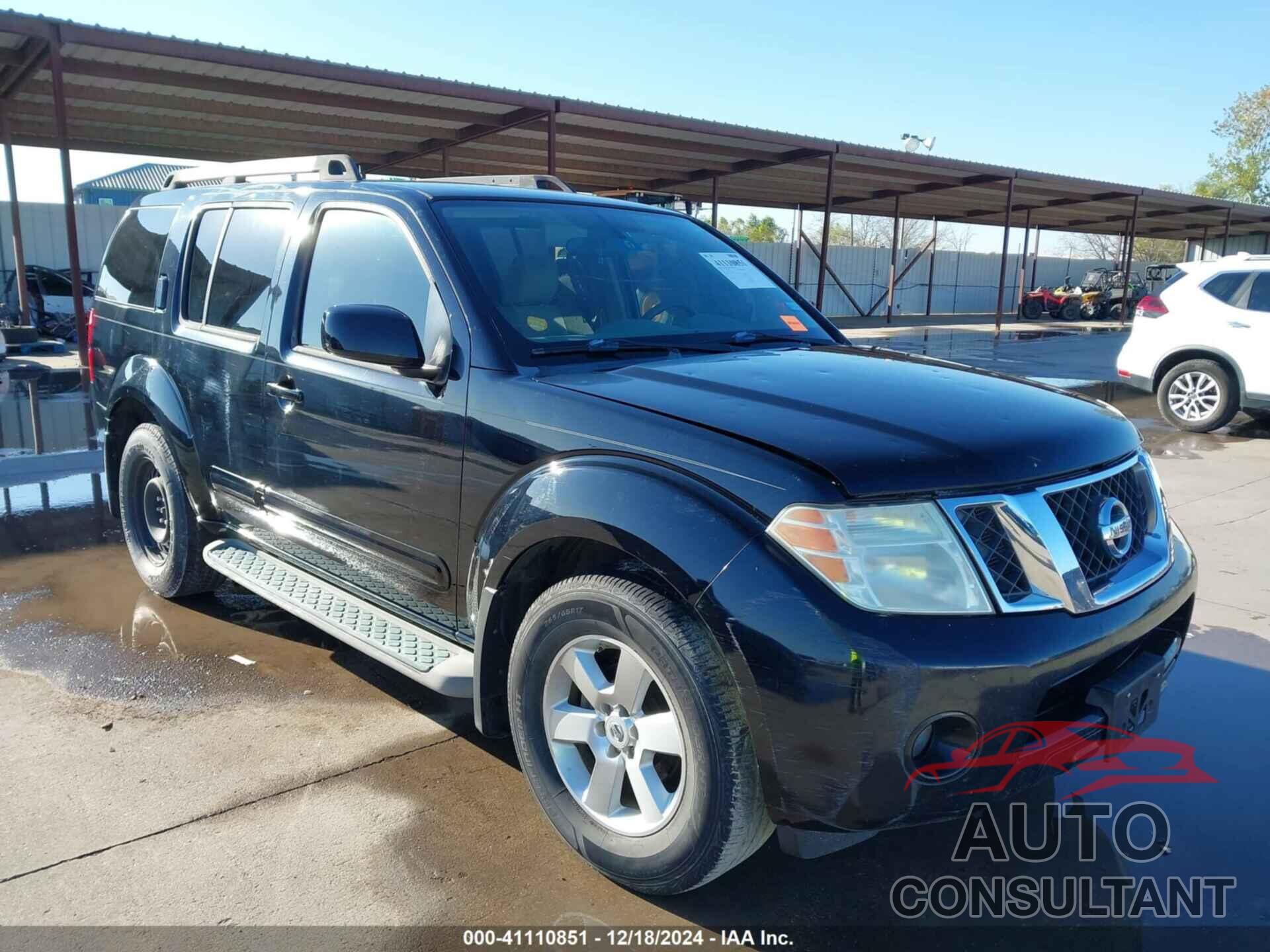 NISSAN PATHFINDER 2010 - 5N1AR1NN5AC604451