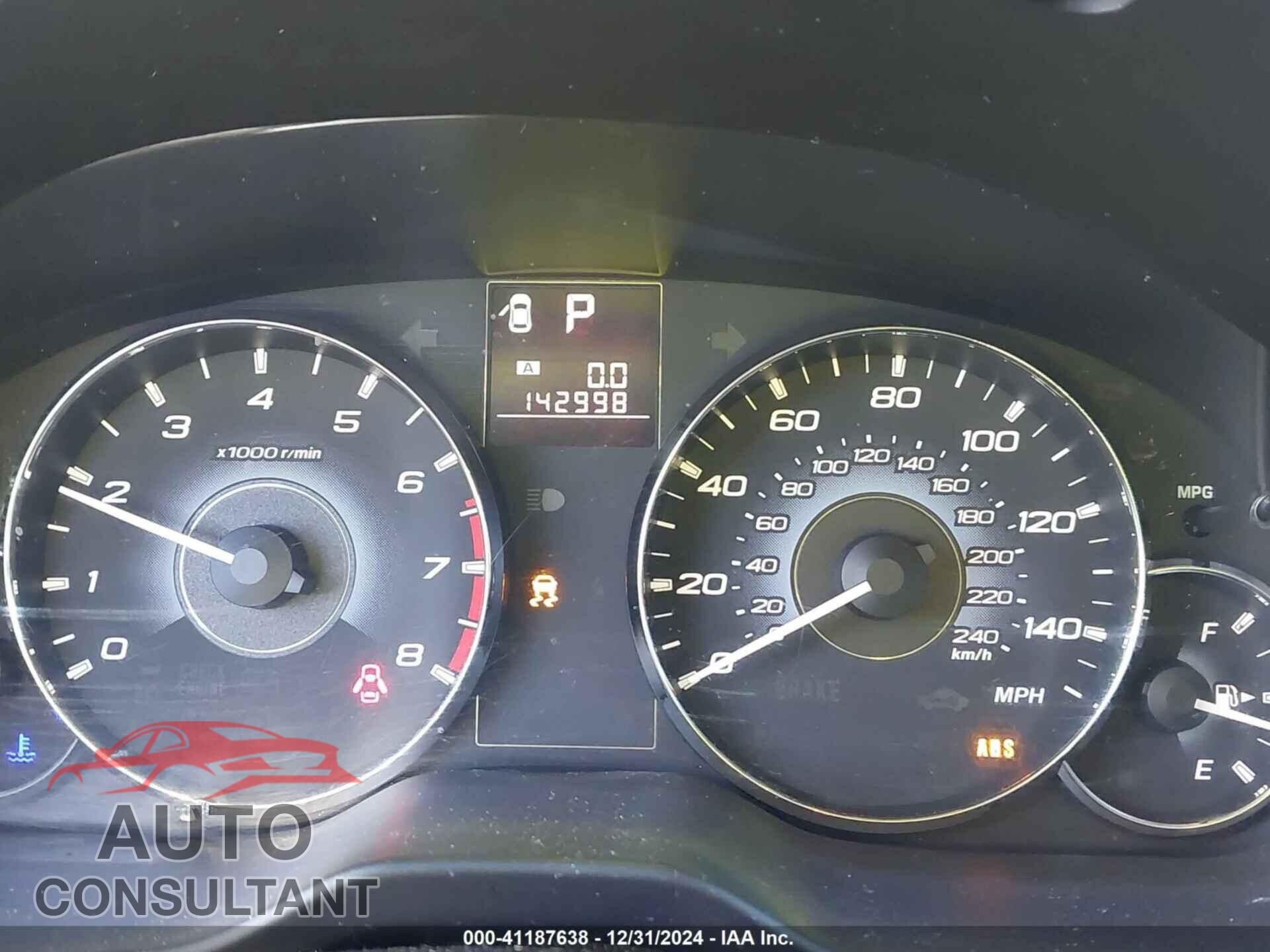 SUBARU OUTBACK 2010 - 4S4BRBCC8A3350780