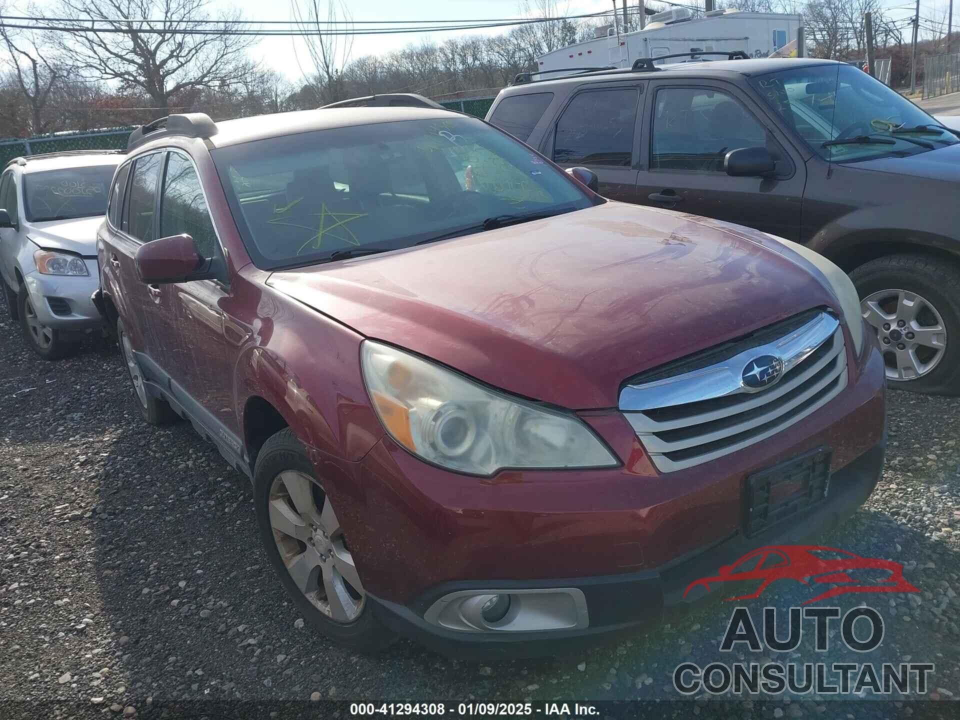 SUBARU OUTBACK 2011 - 4S4BRBGC4B3311650