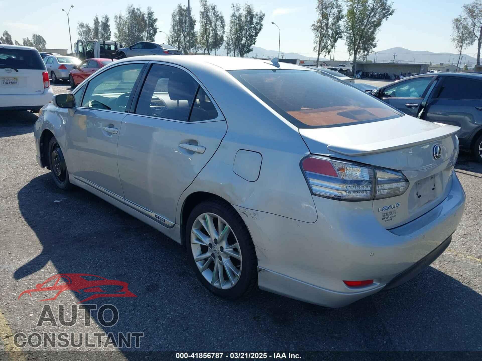 LEXUS HS 250H 2010 - JTHBB1BA9A2000856