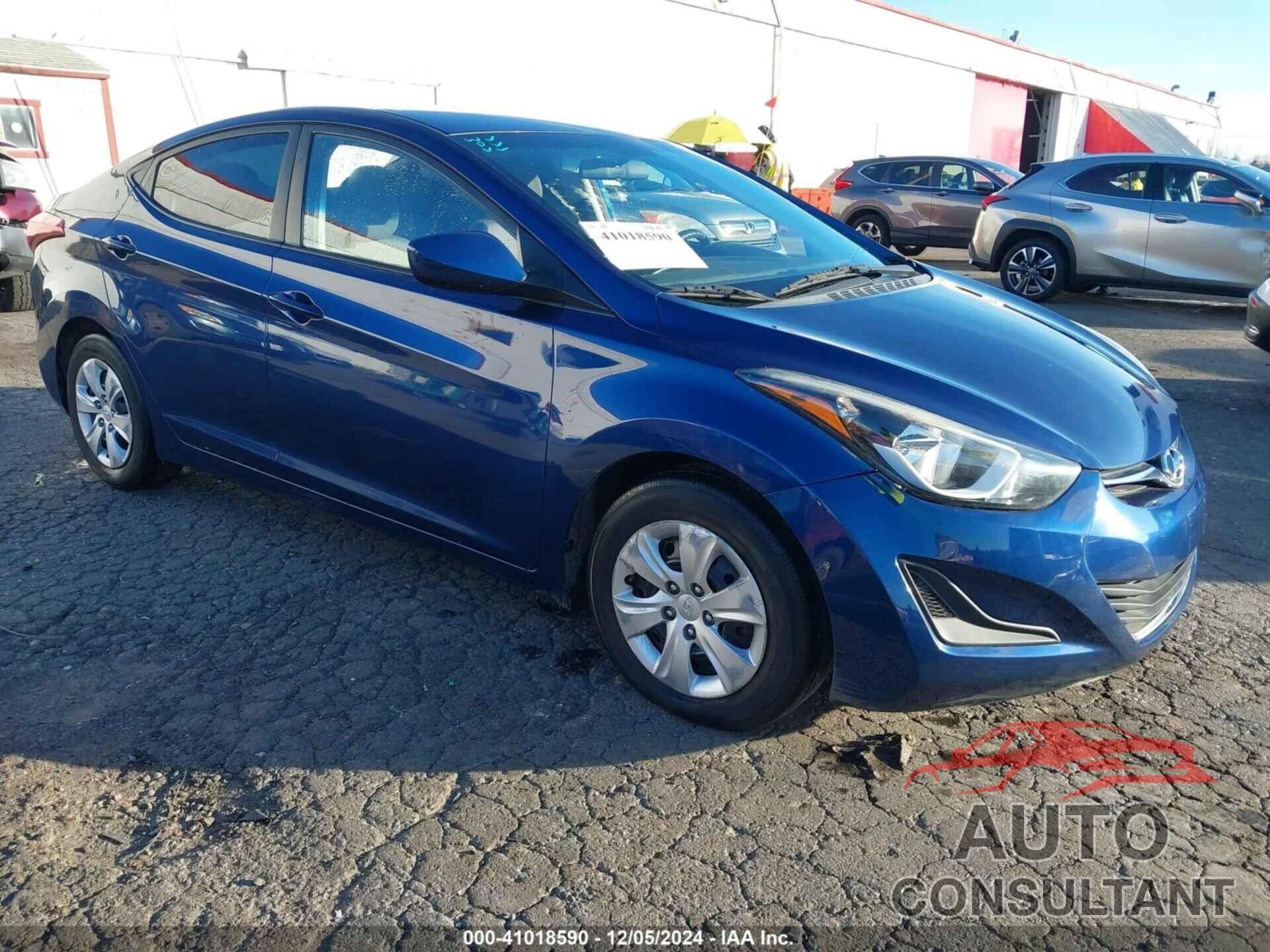 HYUNDAI ELANTRA 2016 - 5NPDH4AE1GH735790