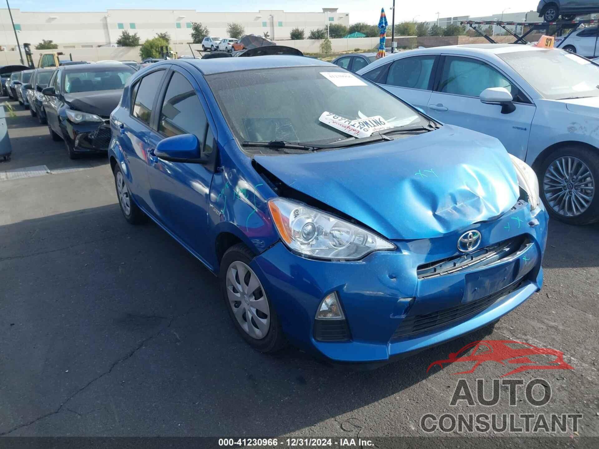 TOYOTA PRIUS C 2014 - JTDKDTB30E1074980