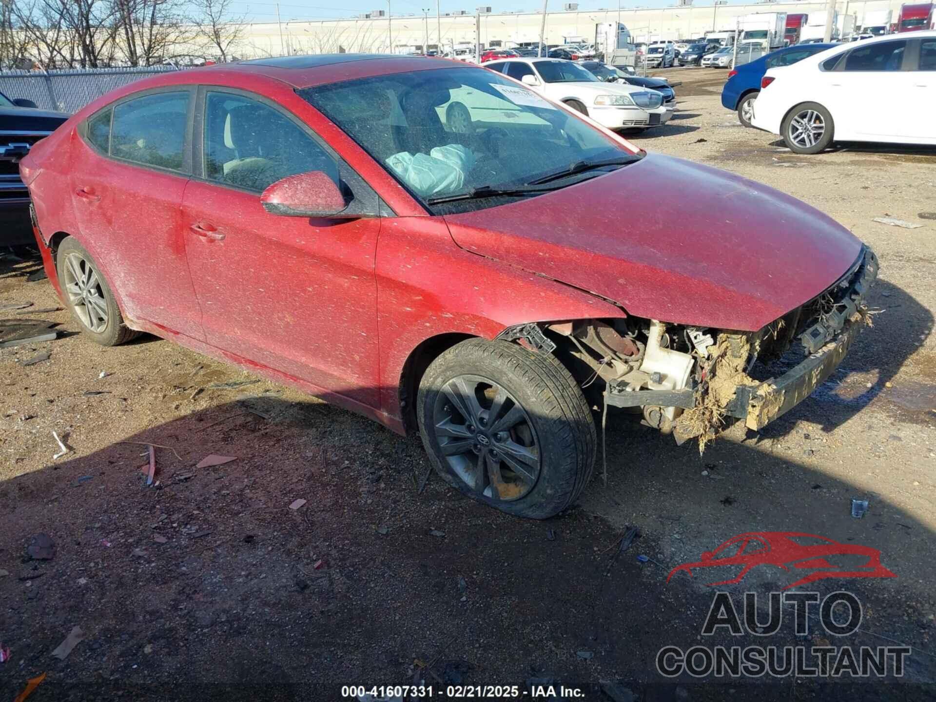HYUNDAI ELANTRA 2017 - 5NPD84LF4HH118553