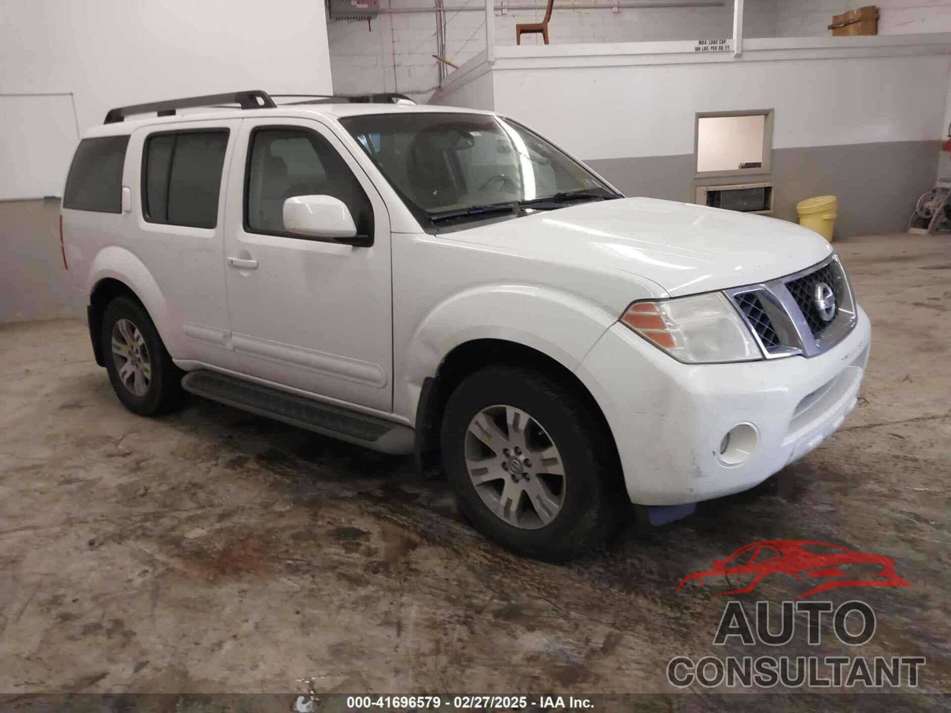 NISSAN PATHFINDER 2010 - 5N1AR1NB8AC606510
