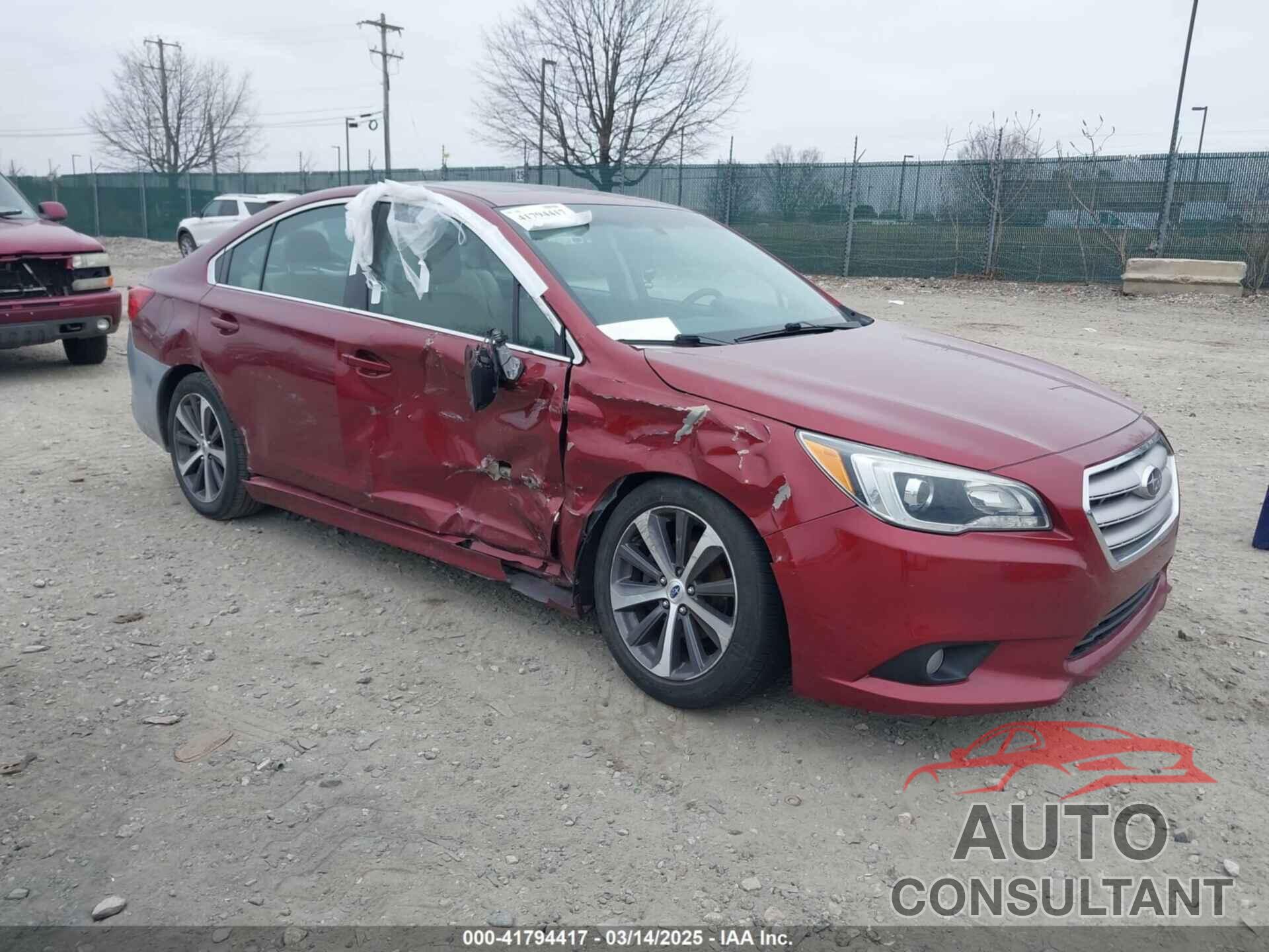 SUBARU LEGACY 2015 - 4S3BNAL60F3011345