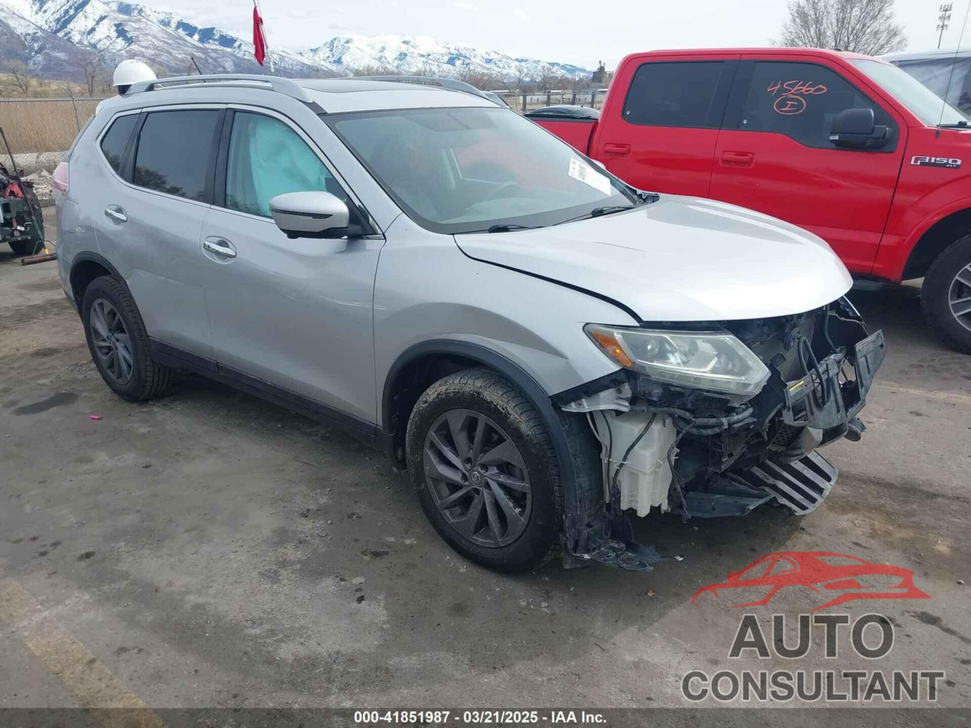 NISSAN ROGUE 2016 - 5N1AT2MV3GC762496