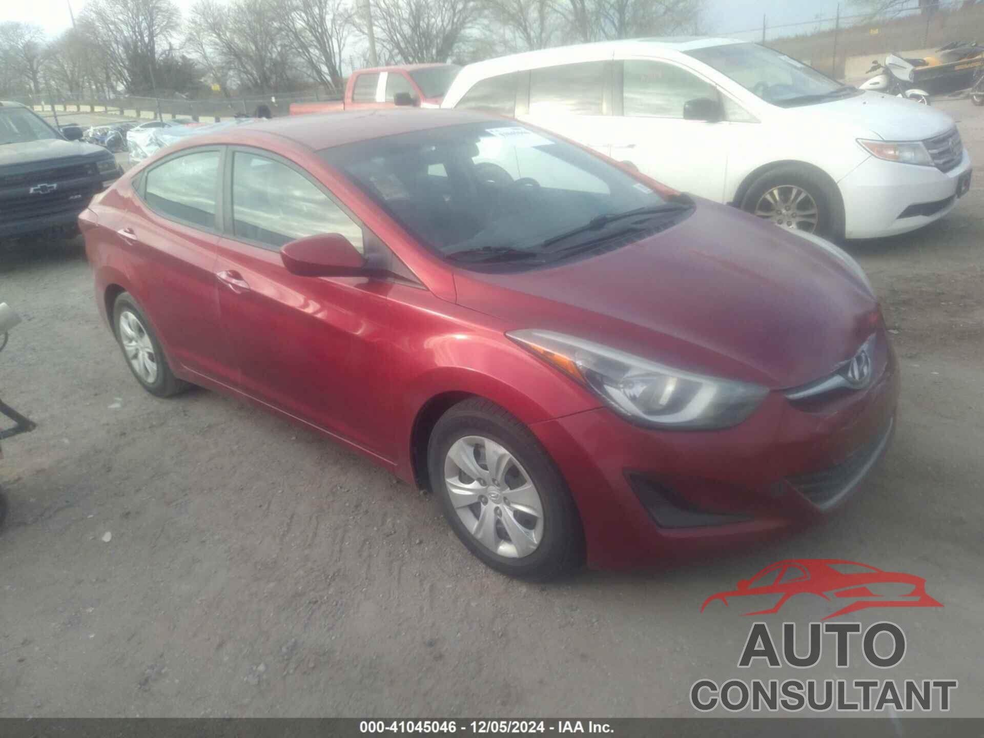 HYUNDAI ELANTRA 2016 - 5NPDH4AE5GH711959