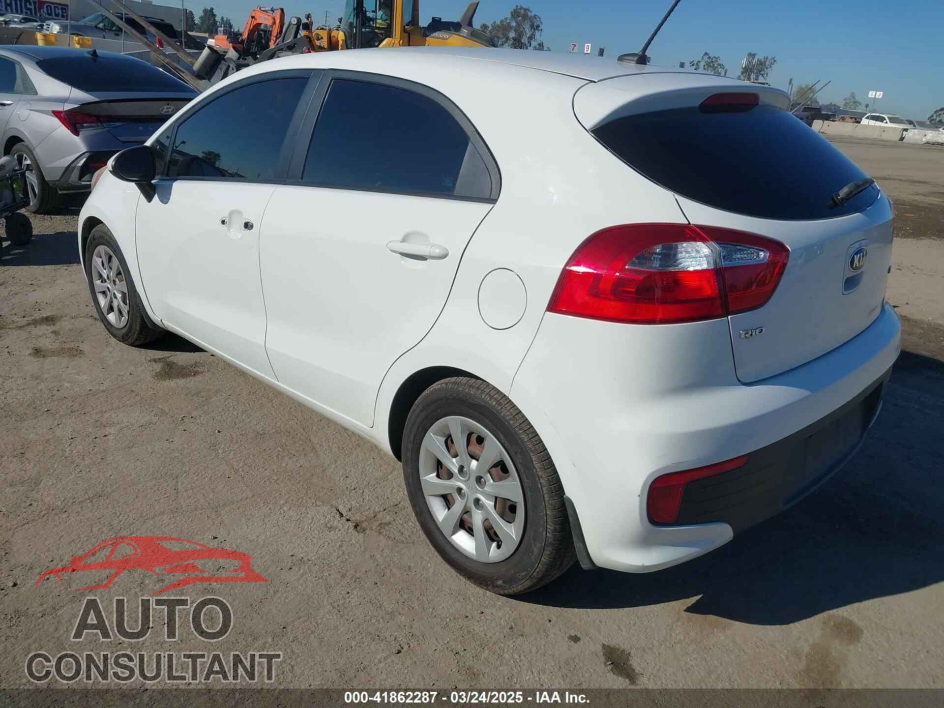 KIA RIO 2016 - KNADM5A35G6621542