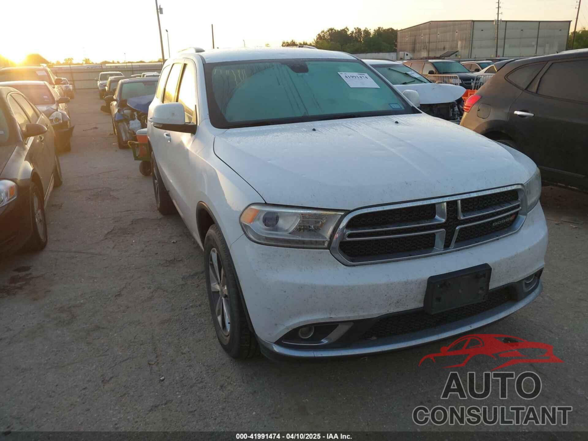 DODGE DURANGO 2016 - 1C4RDHDGXGC386937
