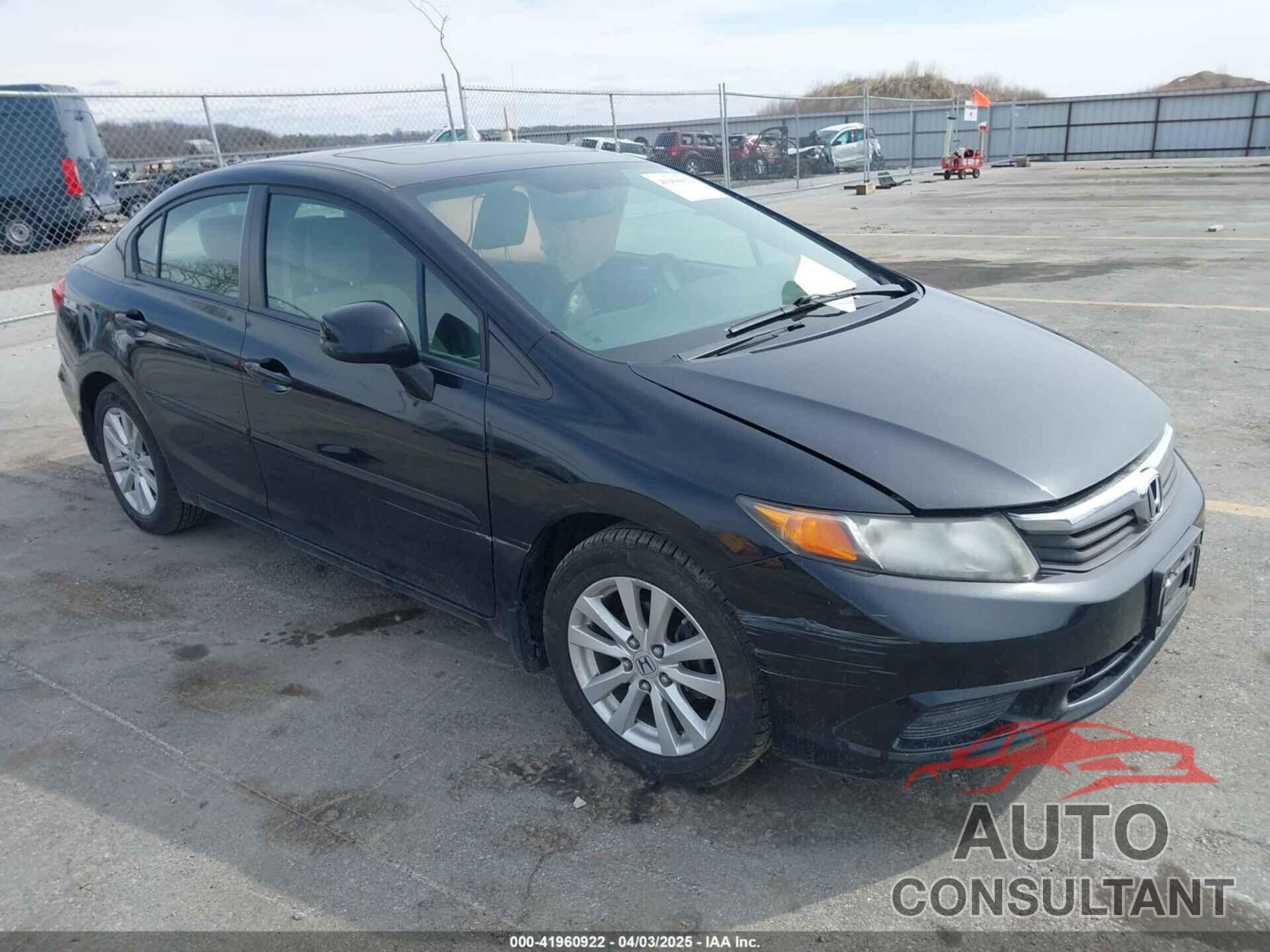 HONDA CIVIC 2012 - JHMFB2F84CS002015