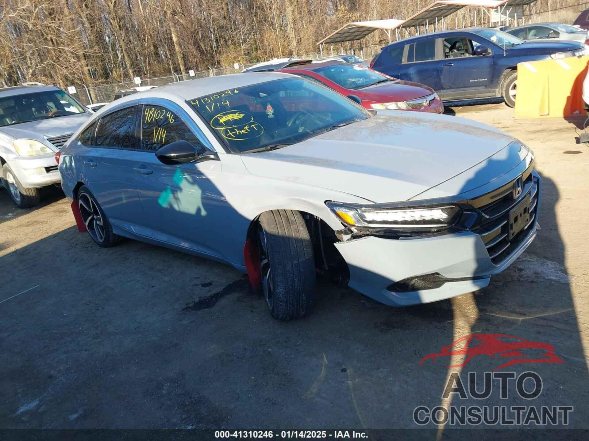 HONDA ACCORD SEDAN 2021 - 1HGCV1F36MA059478