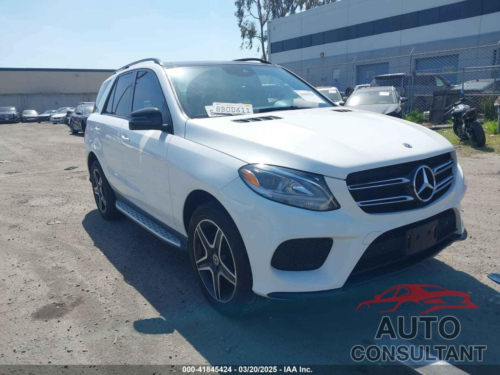 MERCEDES-BENZ GLE 350 2018 - 4JGDA5JB9JB063000