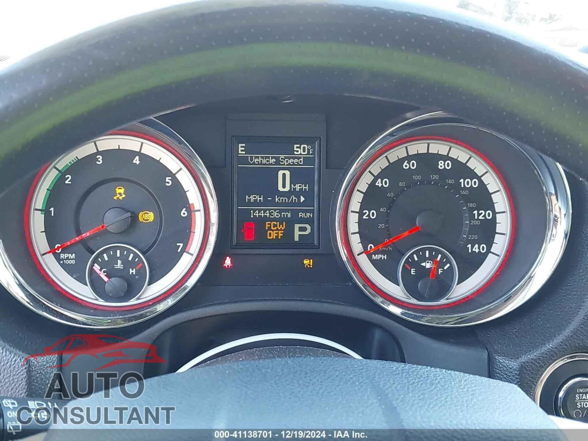 DODGE DURANGO 2012 - 1C4SDJETXCC192584