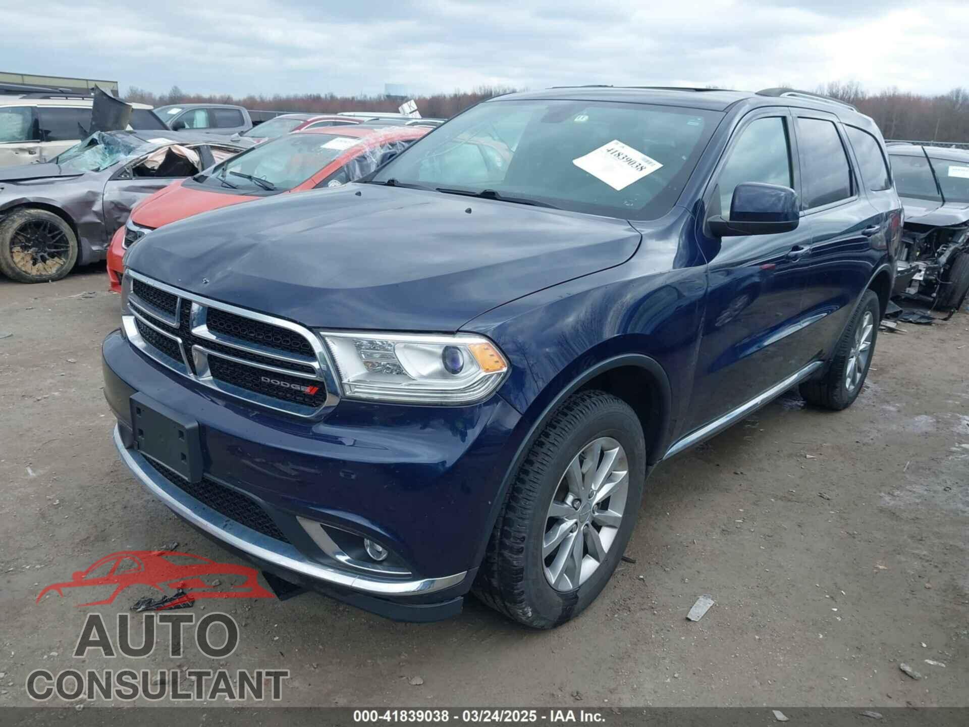 DODGE DURANGO 2017 - 1C4RDJAG9HC709923