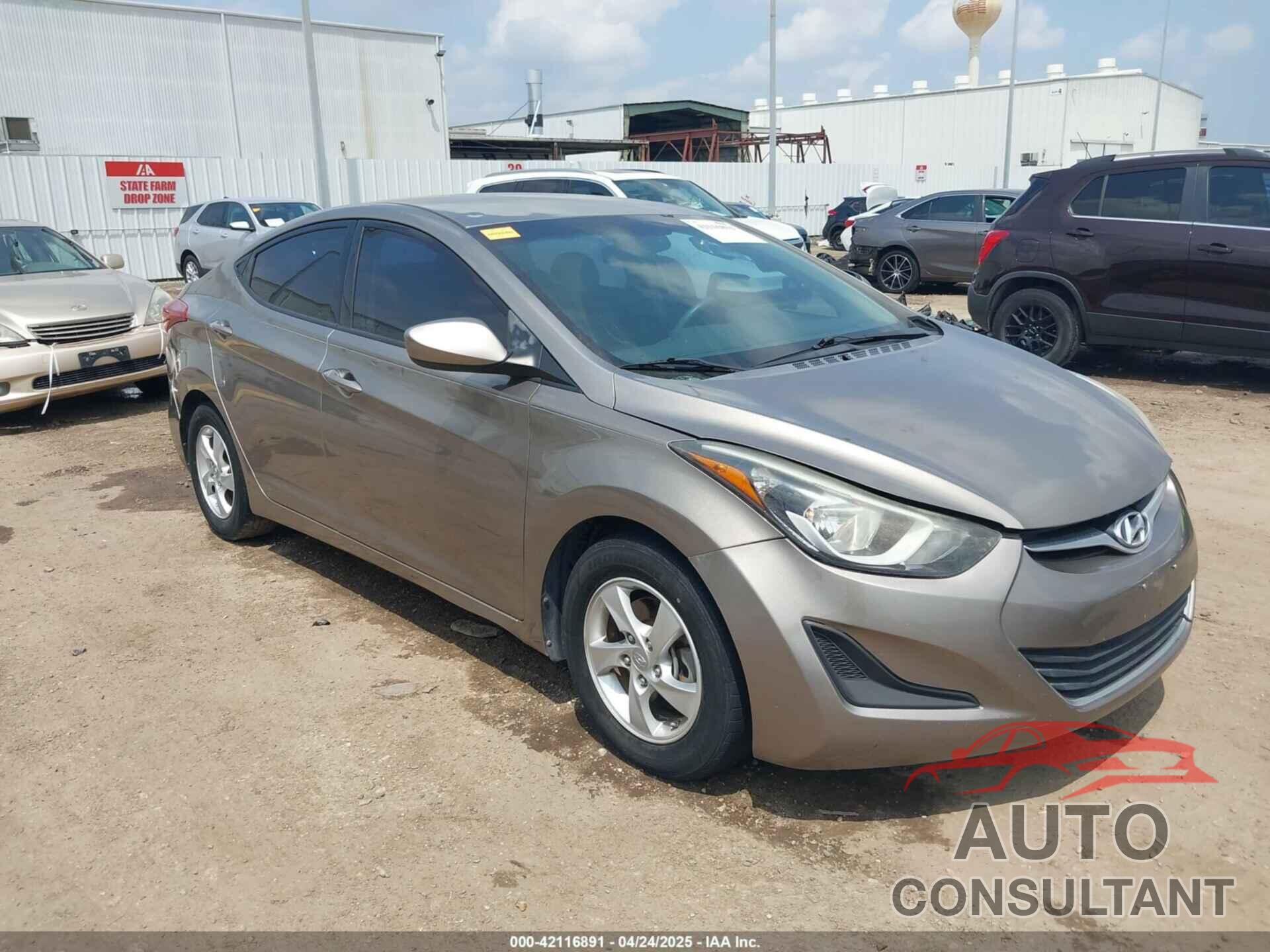 HYUNDAI ELANTRA 2014 - 5NPDH4AE3EH519825