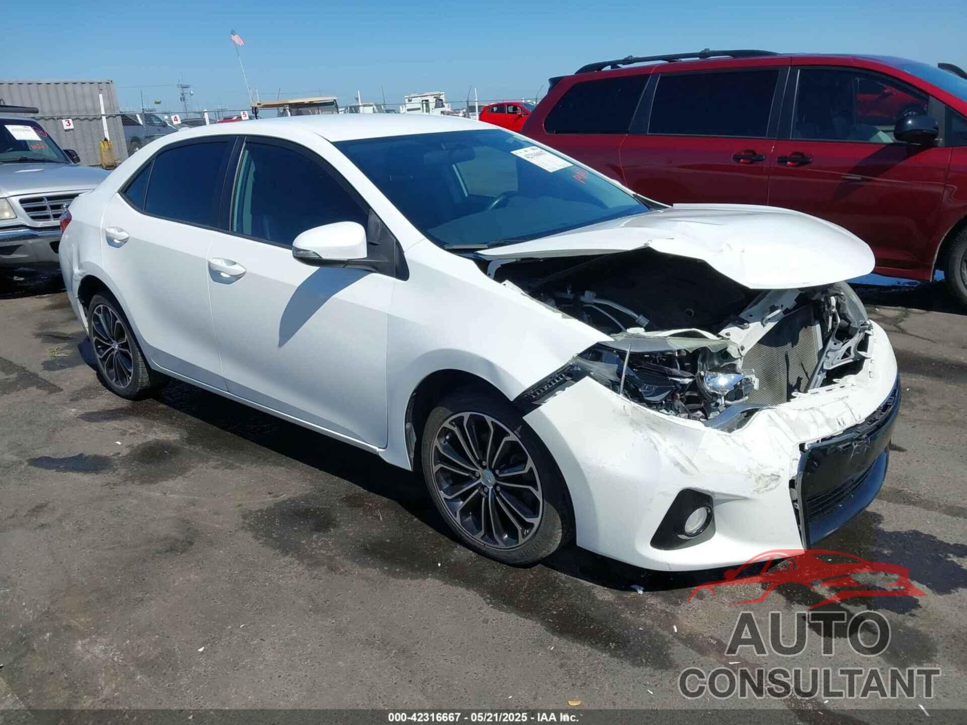 TOYOTA COROLLA 2016 - 5YFBURHEXGP447551