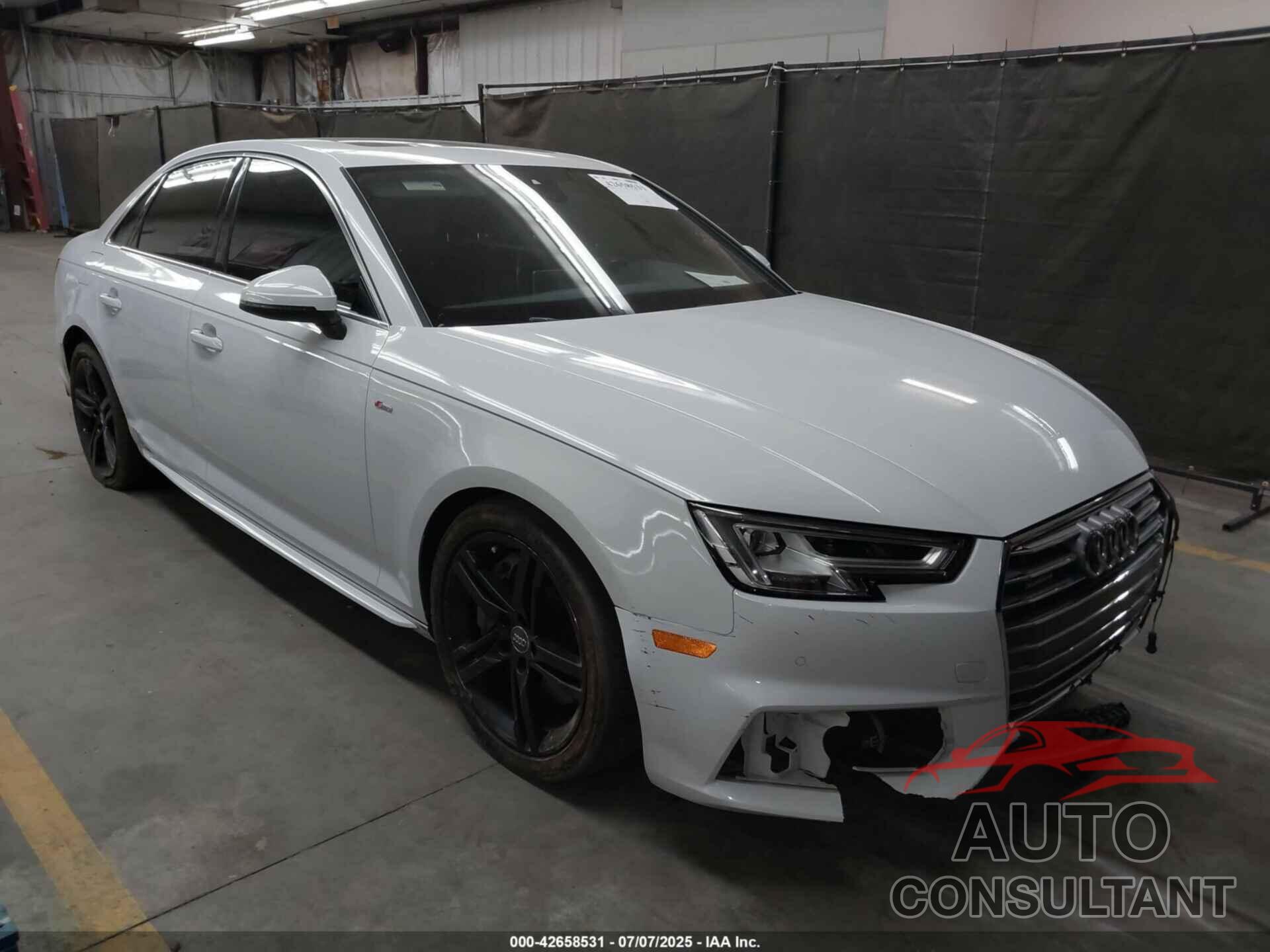 AUDI A4 2017 - WAUENAF4XHN055655