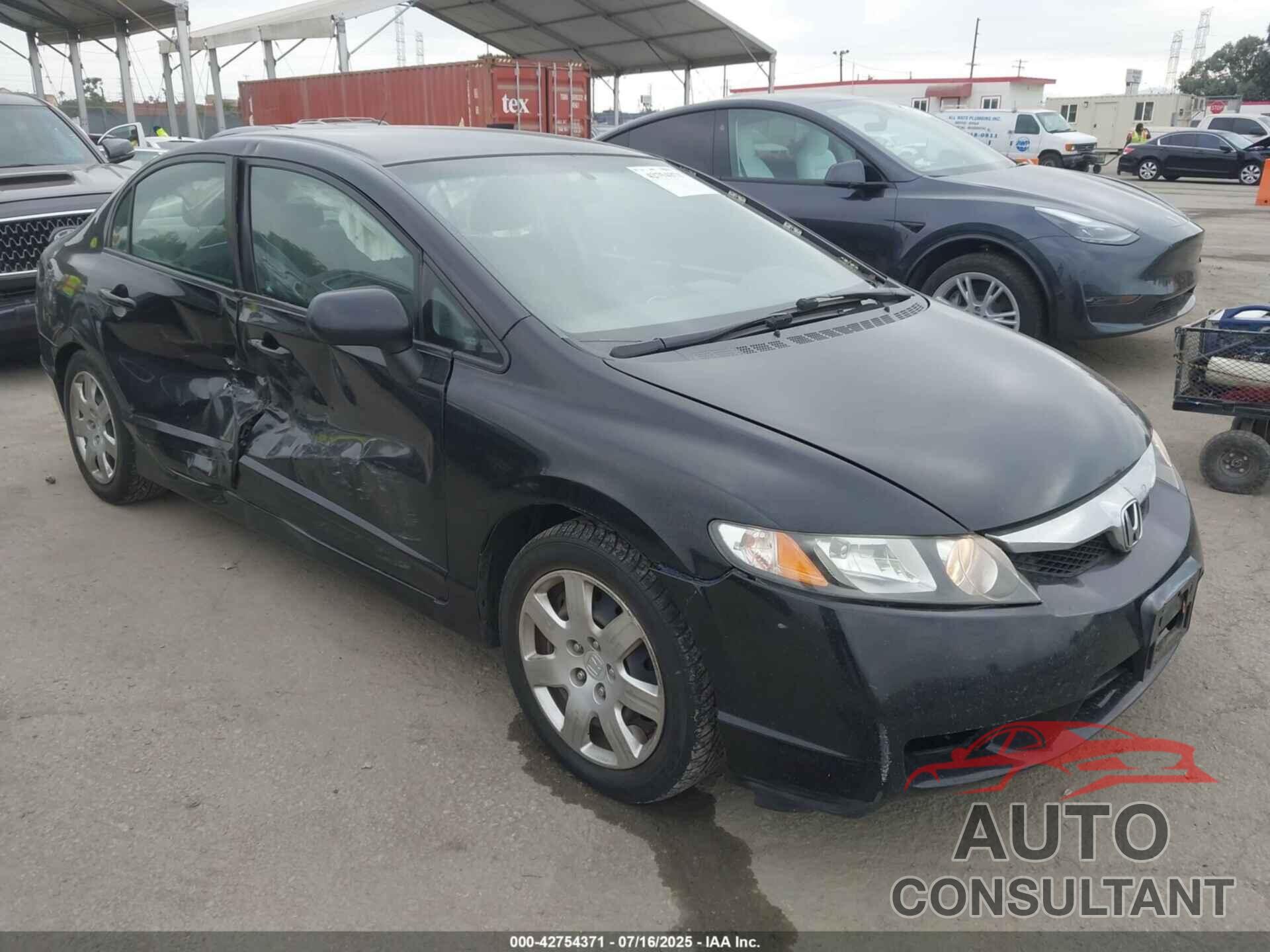 HONDA CIVIC 2009 - 2HGFA165X9H316970