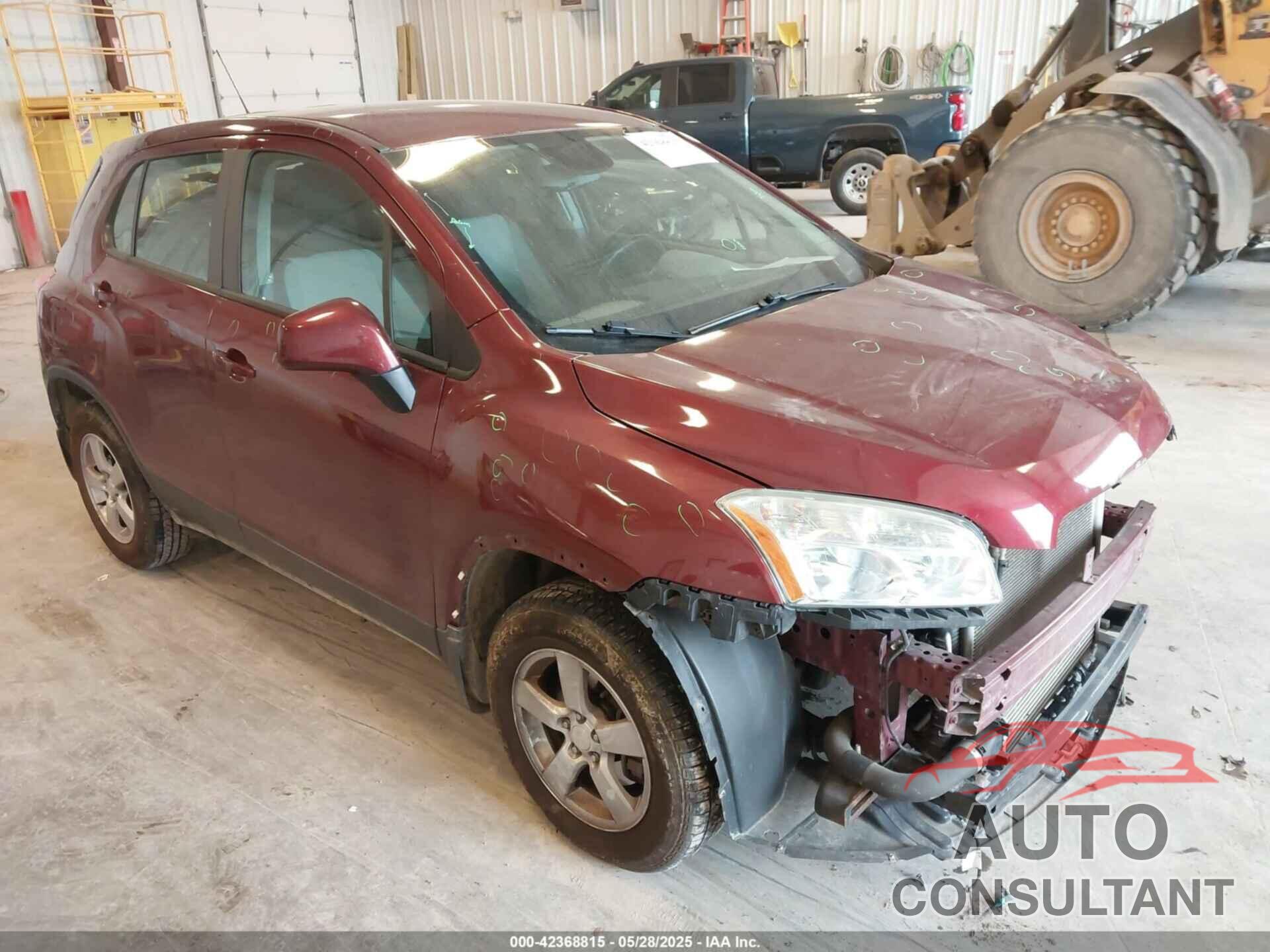 CHEVROLET TRAX 2016 - 3GNCJNSB9GL232011