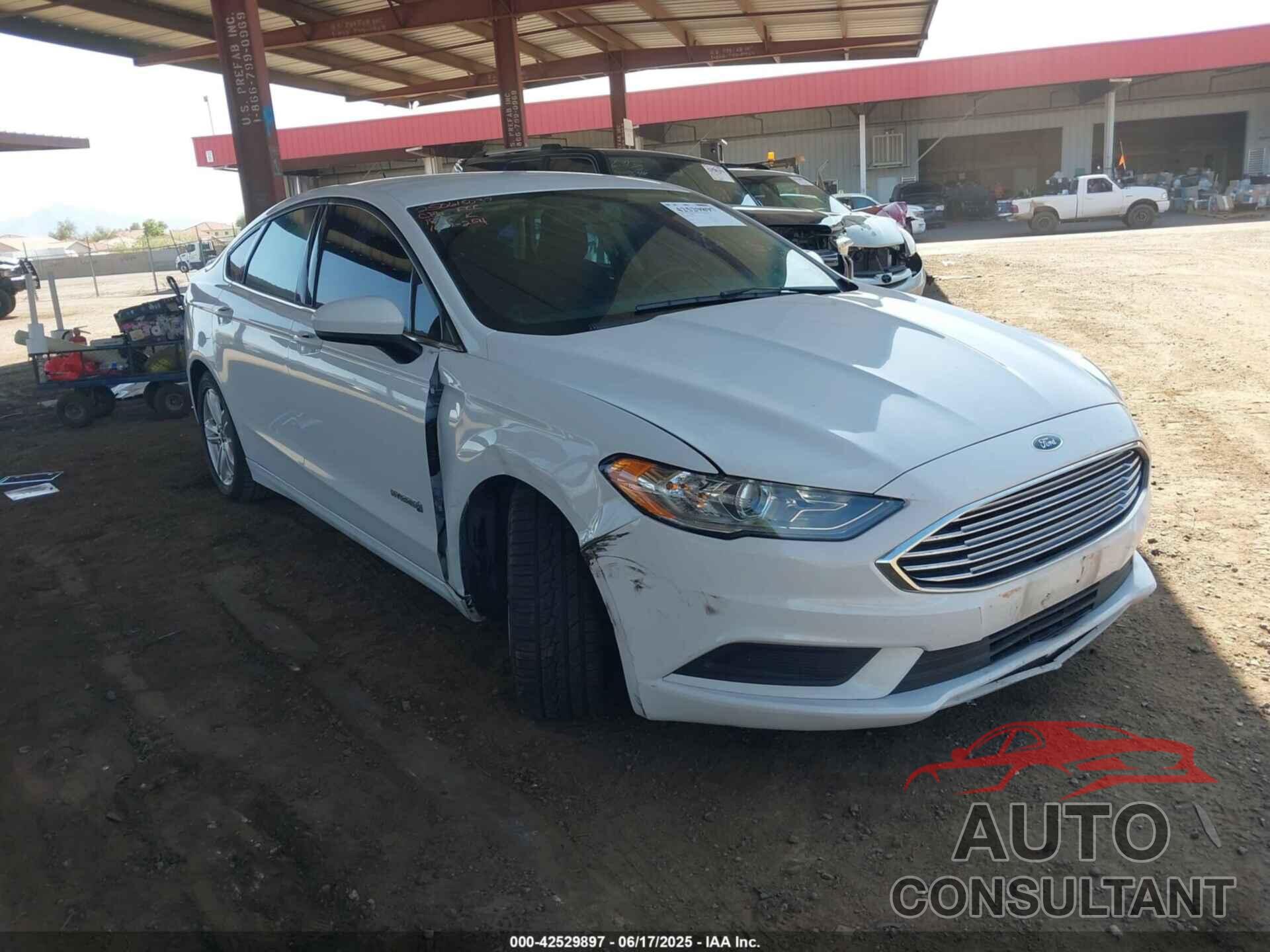 FORD FUSION HYBRID 2018 - 3FA6P0LU1JR191875