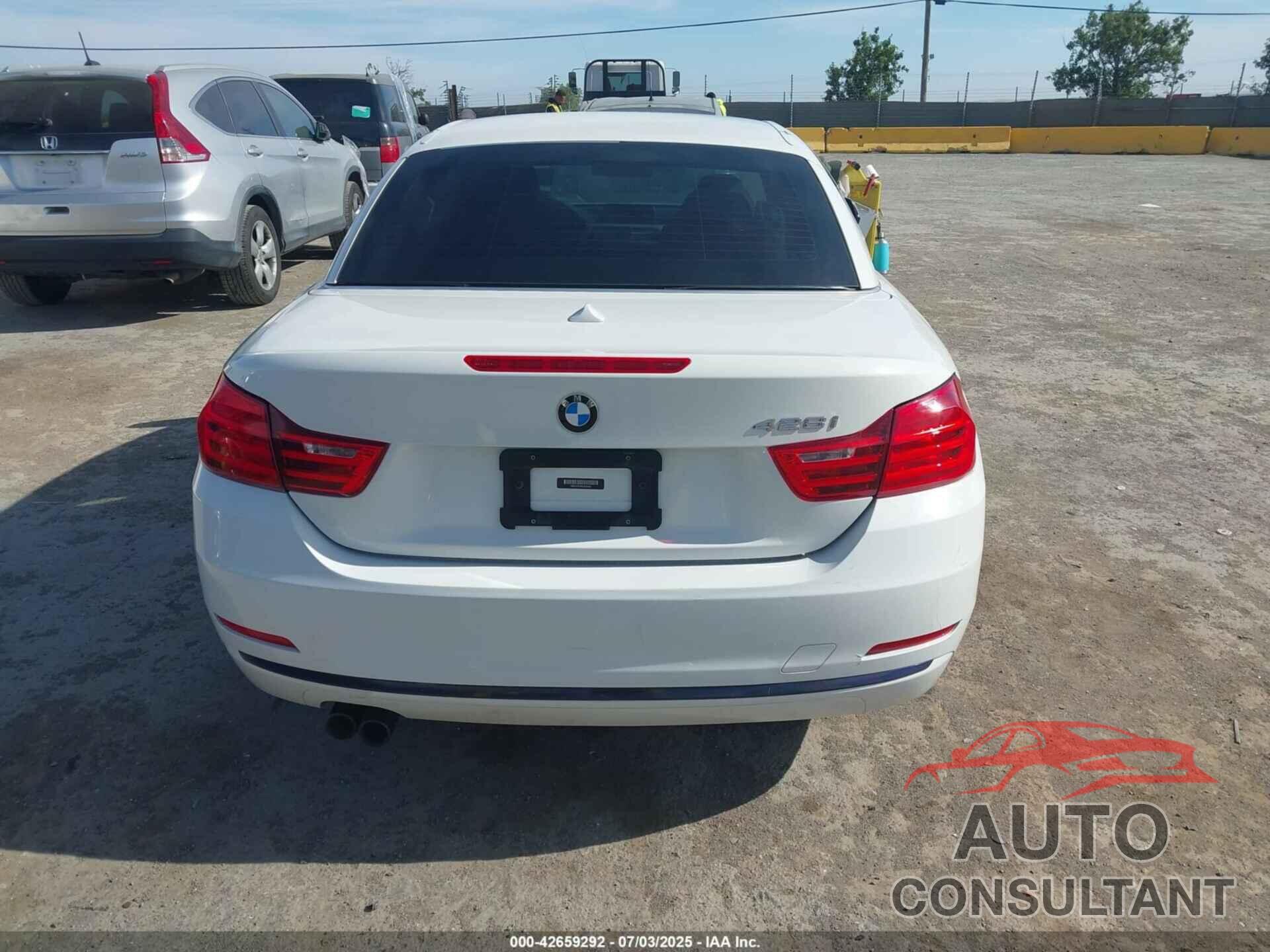 BMW 428I 2016 - WBA3V7C59G5A25524