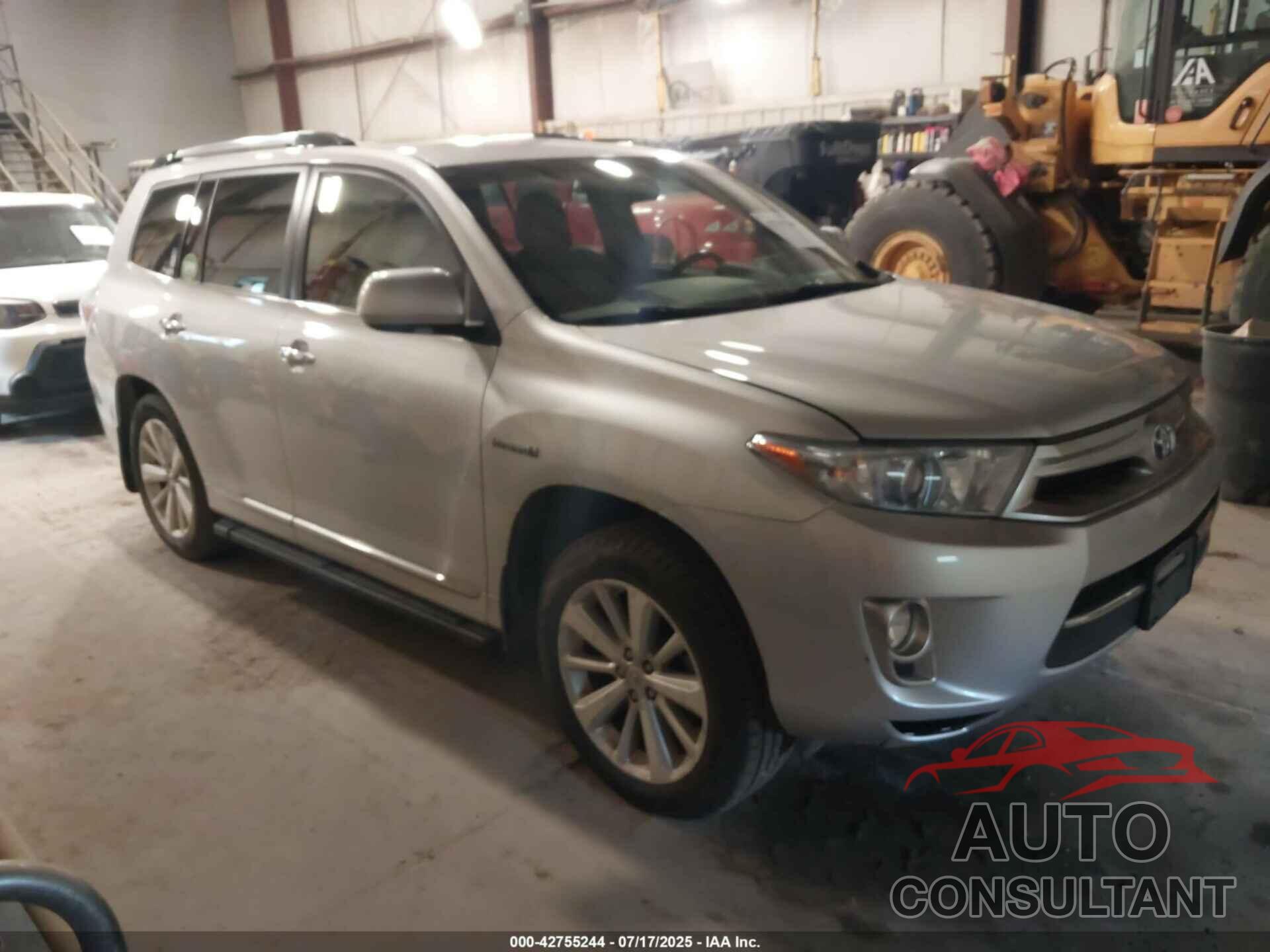 TOYOTA HIGHLANDER HYBRID 2013 - JTEDC3EH2D2012696