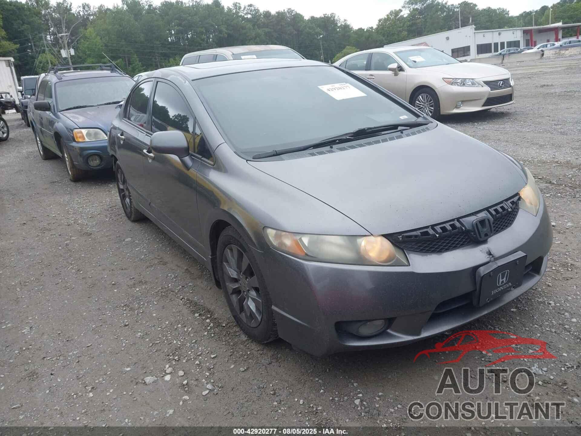 HONDA CIVIC 2010 - 2HGFA1F86AH514511