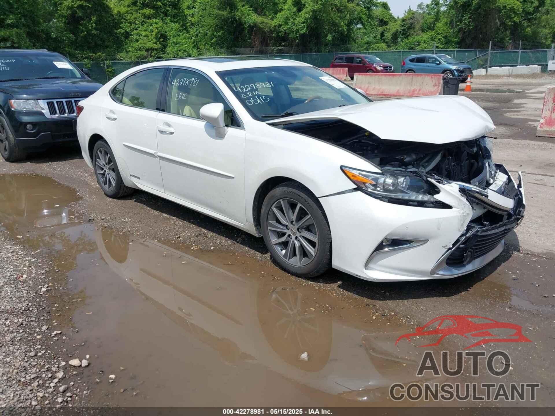 LEXUS ES 300H 2016 - JTHBW1GG8G2110372