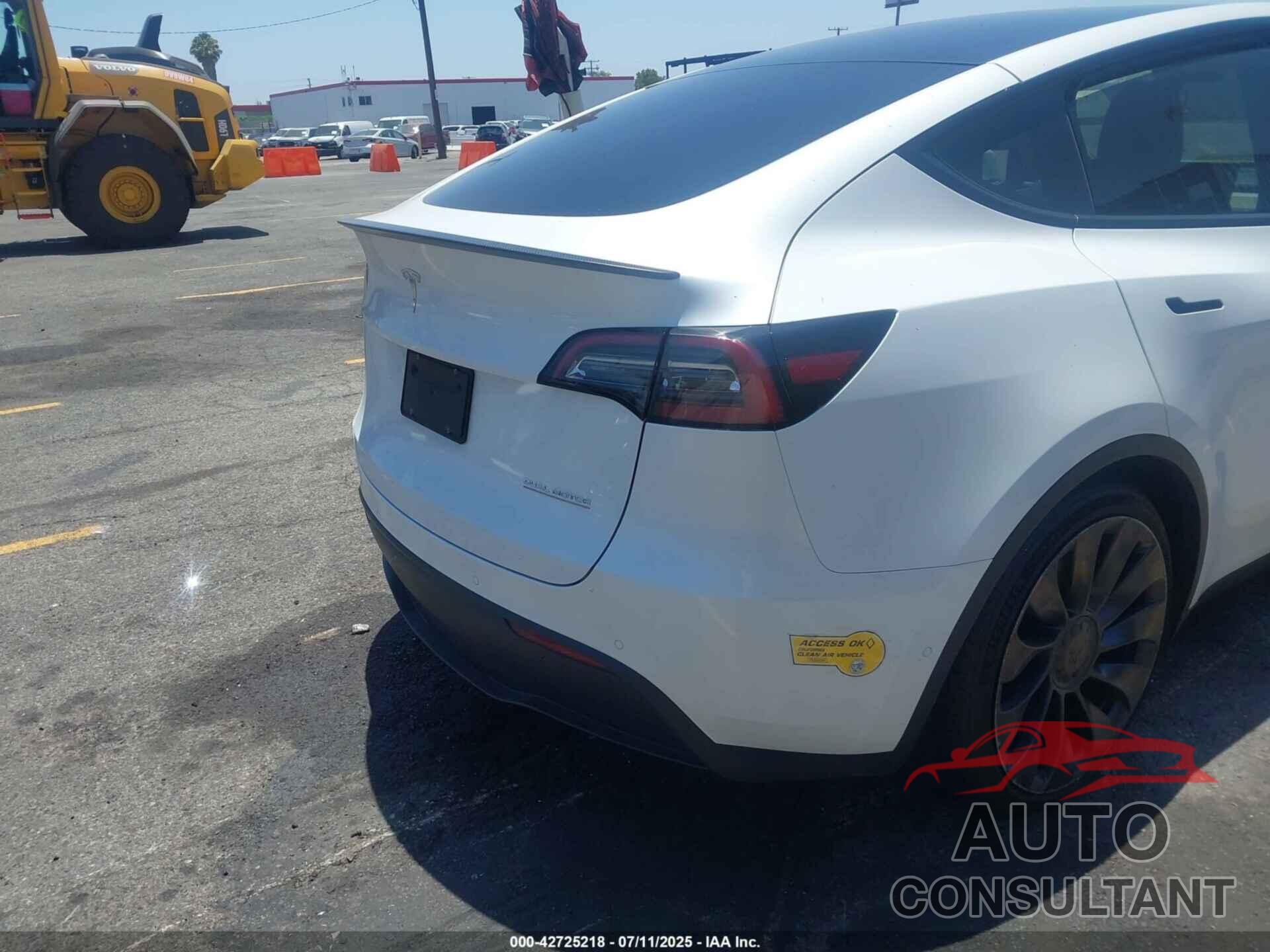 TESLA MODEL Y 2022 - 7SAYGDEFXNF486556