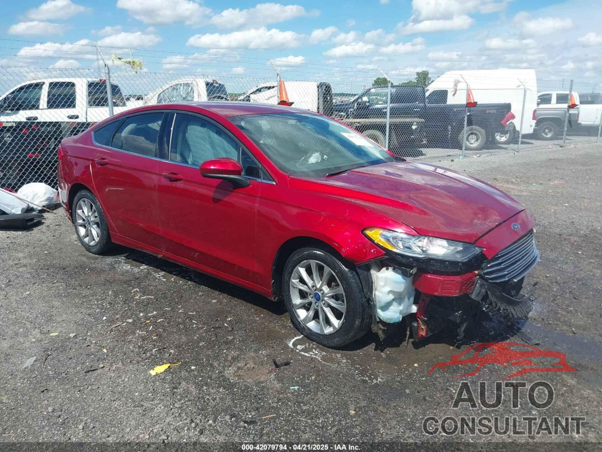 FORD FUSION 2017 - 3FA6P0H74HR220010