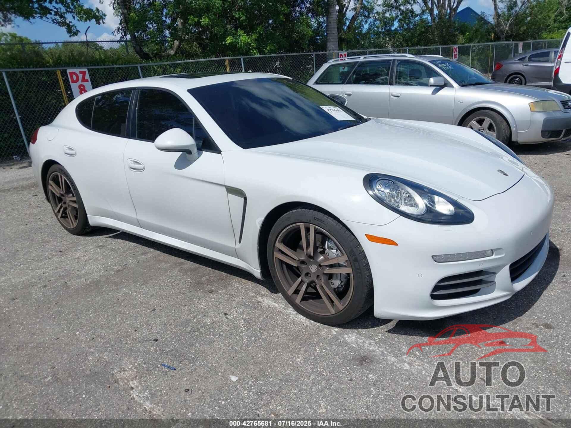 PORSCHE PANAMERA 2016 - WP0AB2A78GL050563